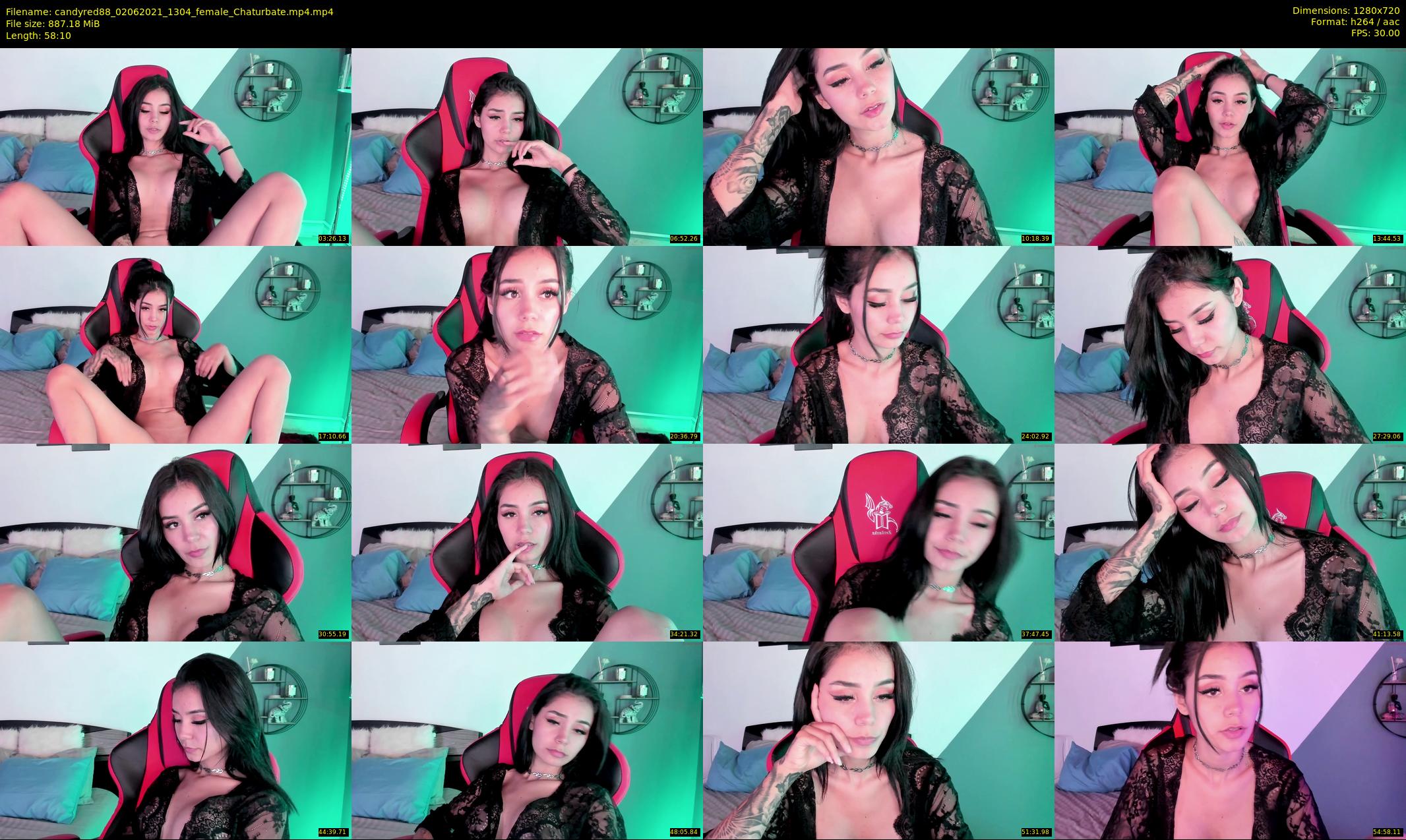 candyred88 — 59 minute Chaturbate female cam show recording, 720p, Jun 2, 2021