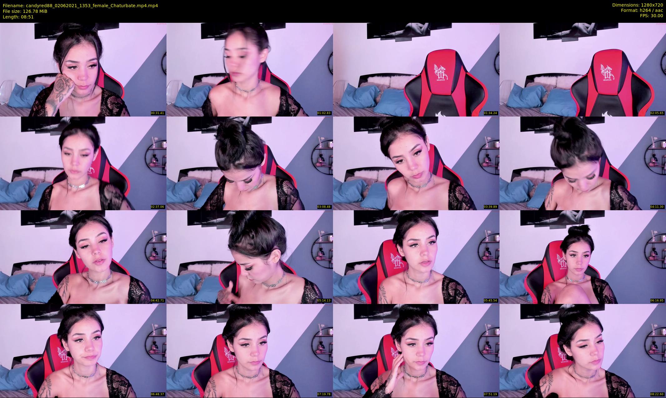candyred88 — 9 minute Chaturbate female cam show recording, 720p, Jun 2, 2021