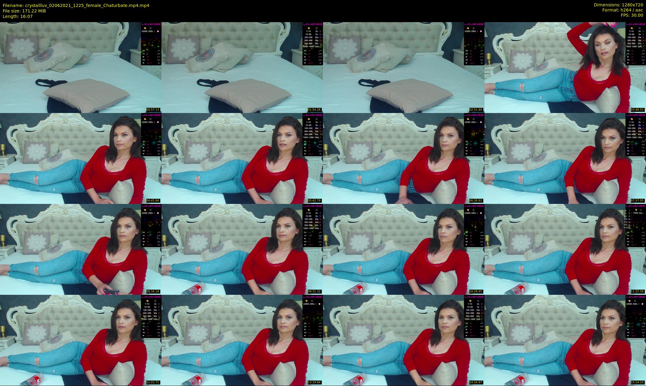 crystallluv — 17 minute Chaturbate female cam show recording, 720p, Jun 2, 2021