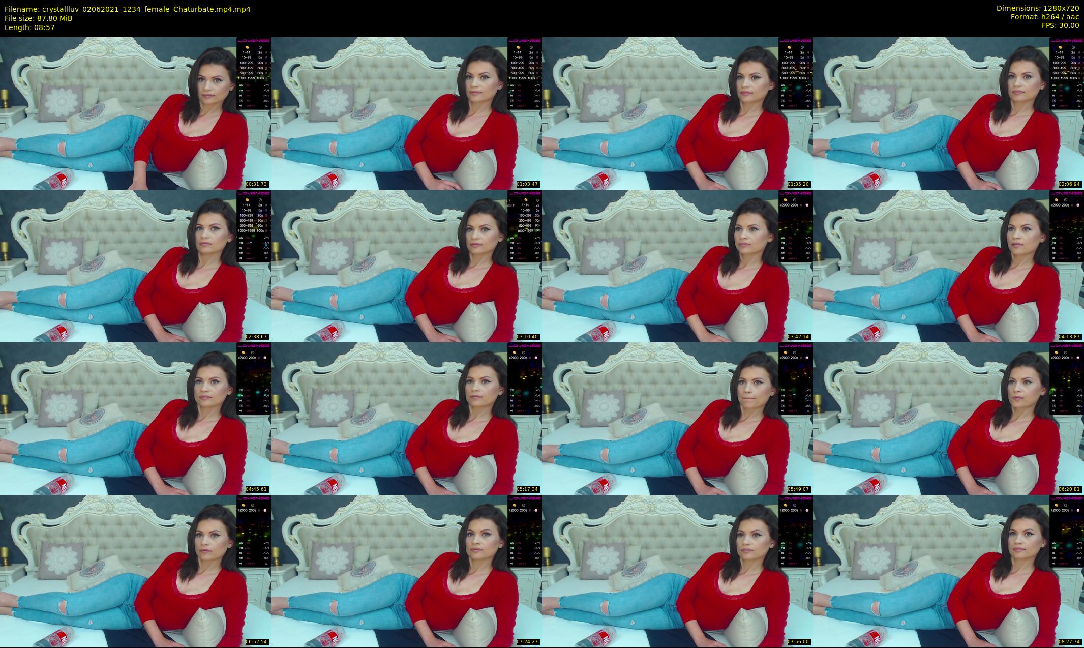 crystallluv — 9 minute Chaturbate female cam show recording, 720p, Jun 2, 2021
