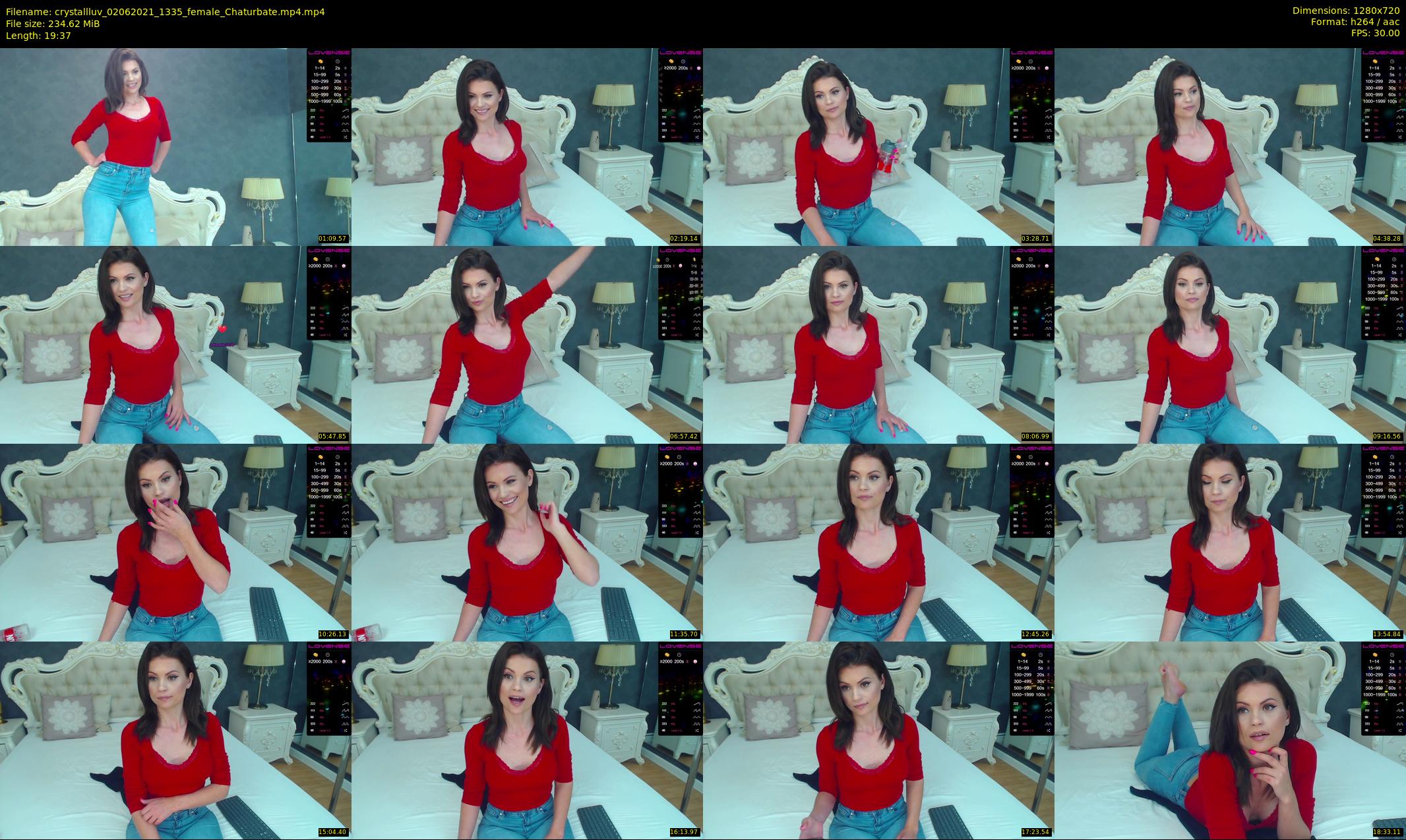 crystallluv — 20 minute Chaturbate female cam show recording, 720p, Jun 2, 2021