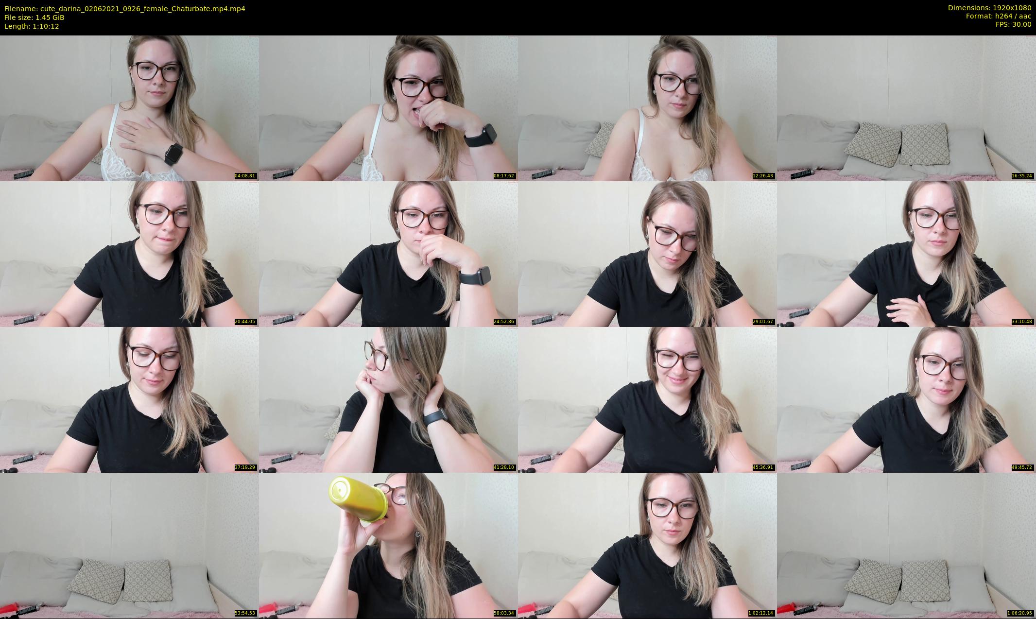cute_darina — 71 minute Chaturbate female cam show recording, 1080p, Jun 2, 2021