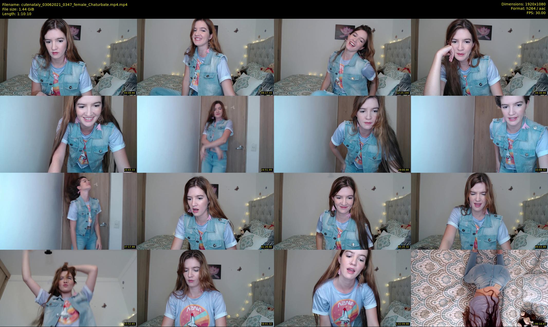 cutenataly — 71 minute Chaturbate female cam show recording, 1080p, Jun 3, 2021