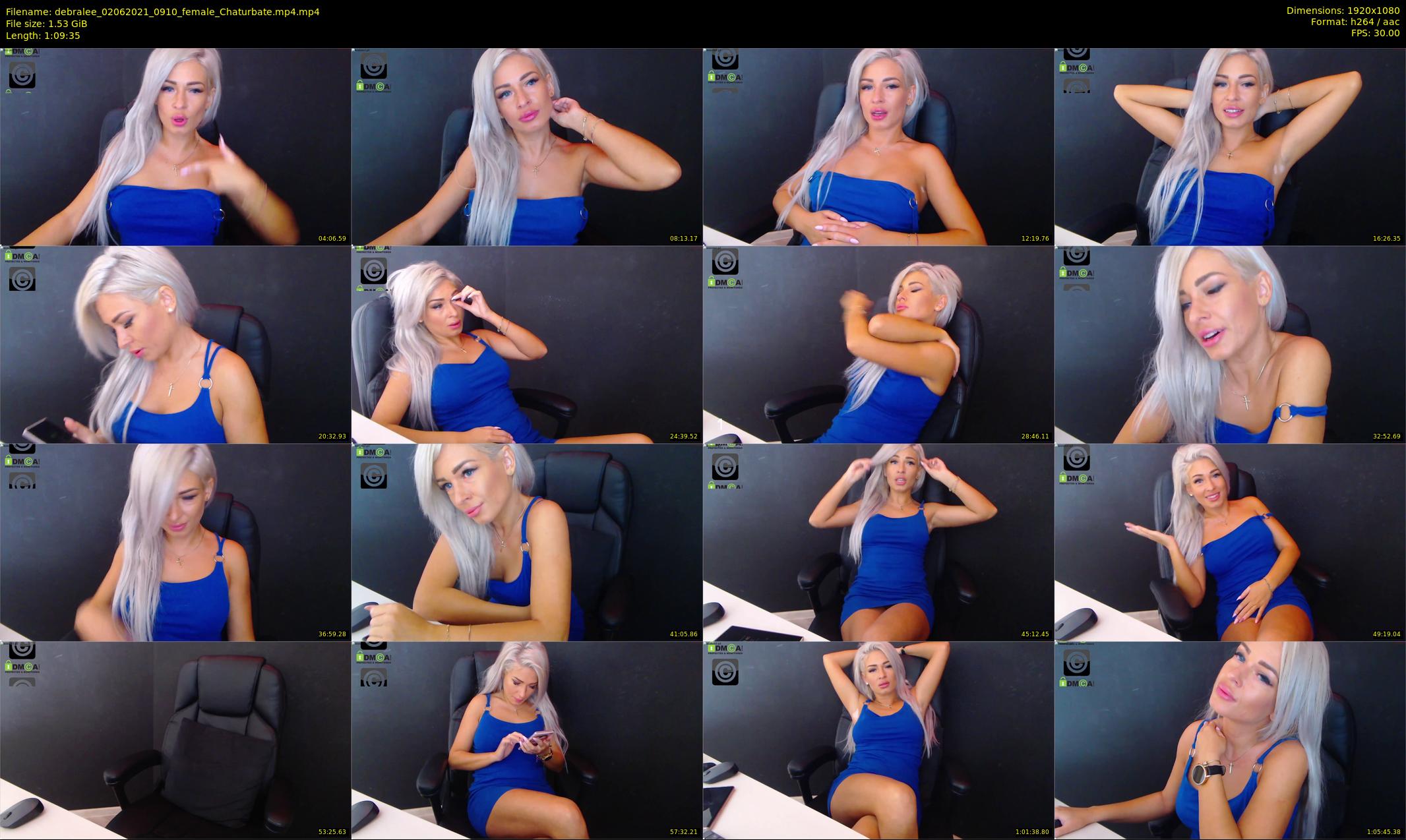 debralee — 70 minute Chaturbate female cam show recording, 1080p, Jun 2, 2021