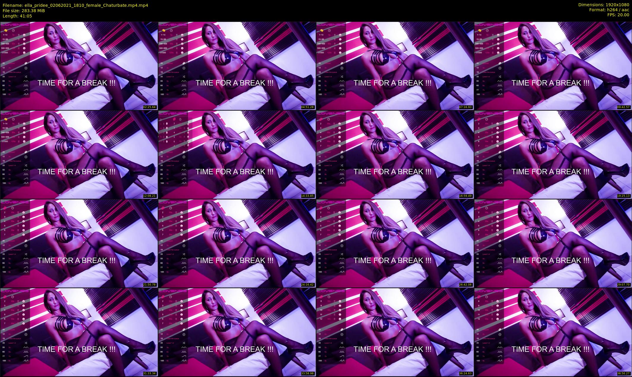 ella_pridee — 42 minute Chaturbate female cam show recording, 1080p, Jun 2, 2021