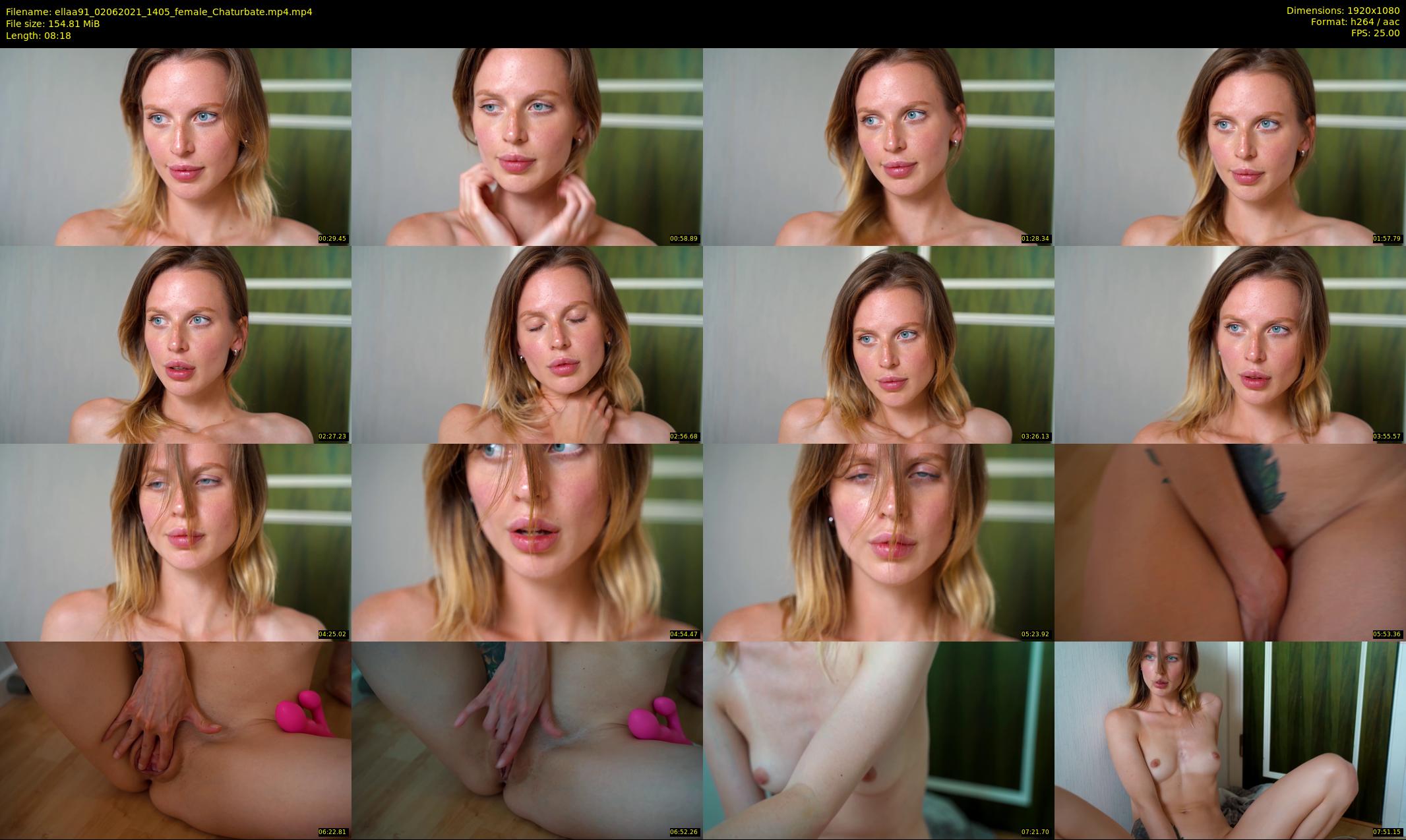 ellaa91 — 9 minute Chaturbate female cam show recording, 1080p, Jun 2, 2021