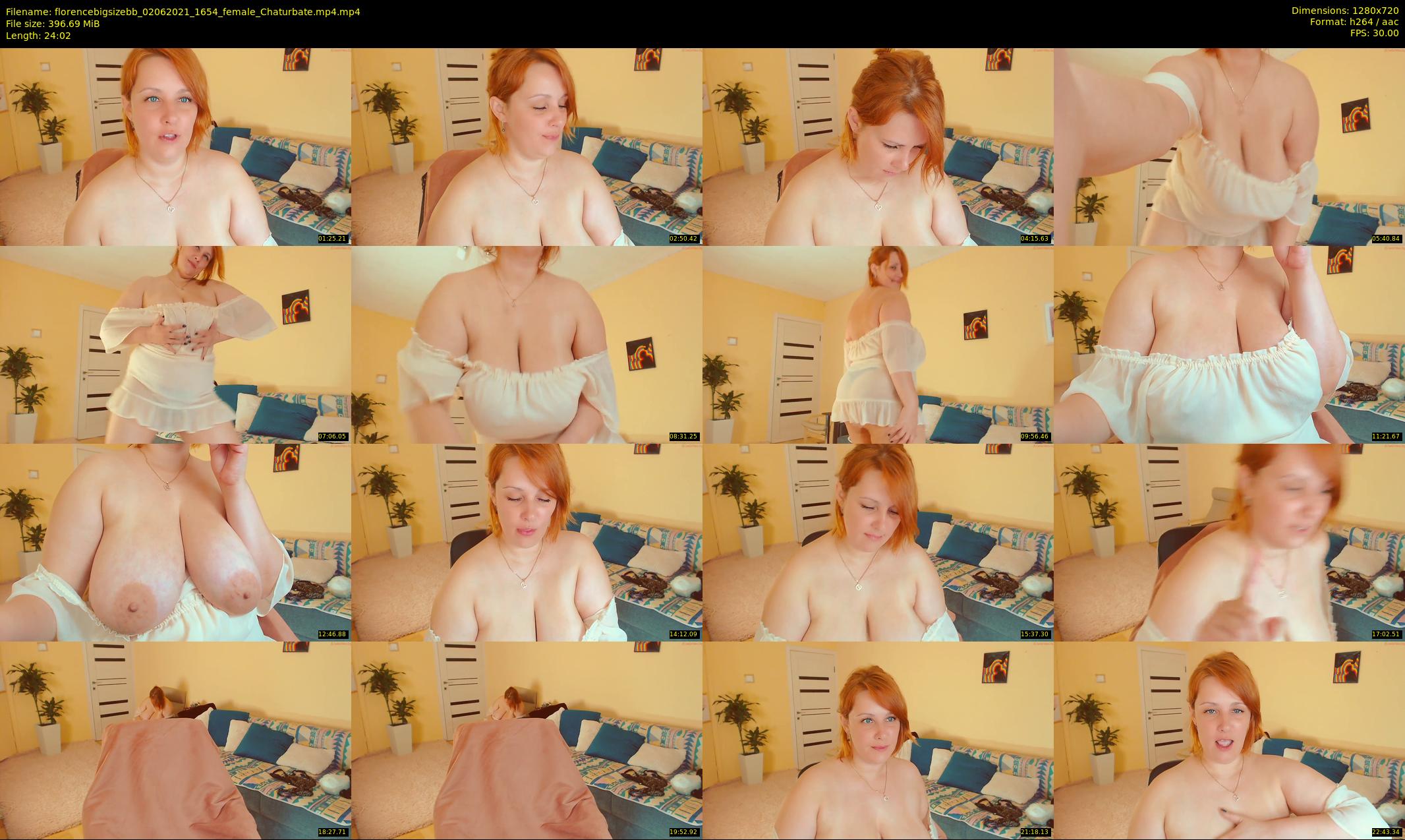 florencebigsizebb — 25 minute Chaturbate female cam show recording, 720p, Jun 2, 2021