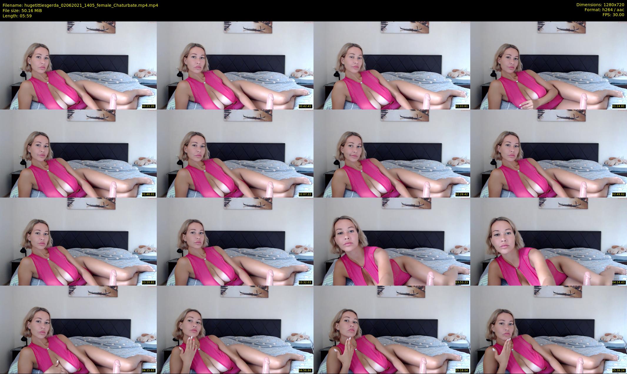 hugetittiesgerda — 6 minute Chaturbate female cam show recording, 720p, Jun 2, 2021