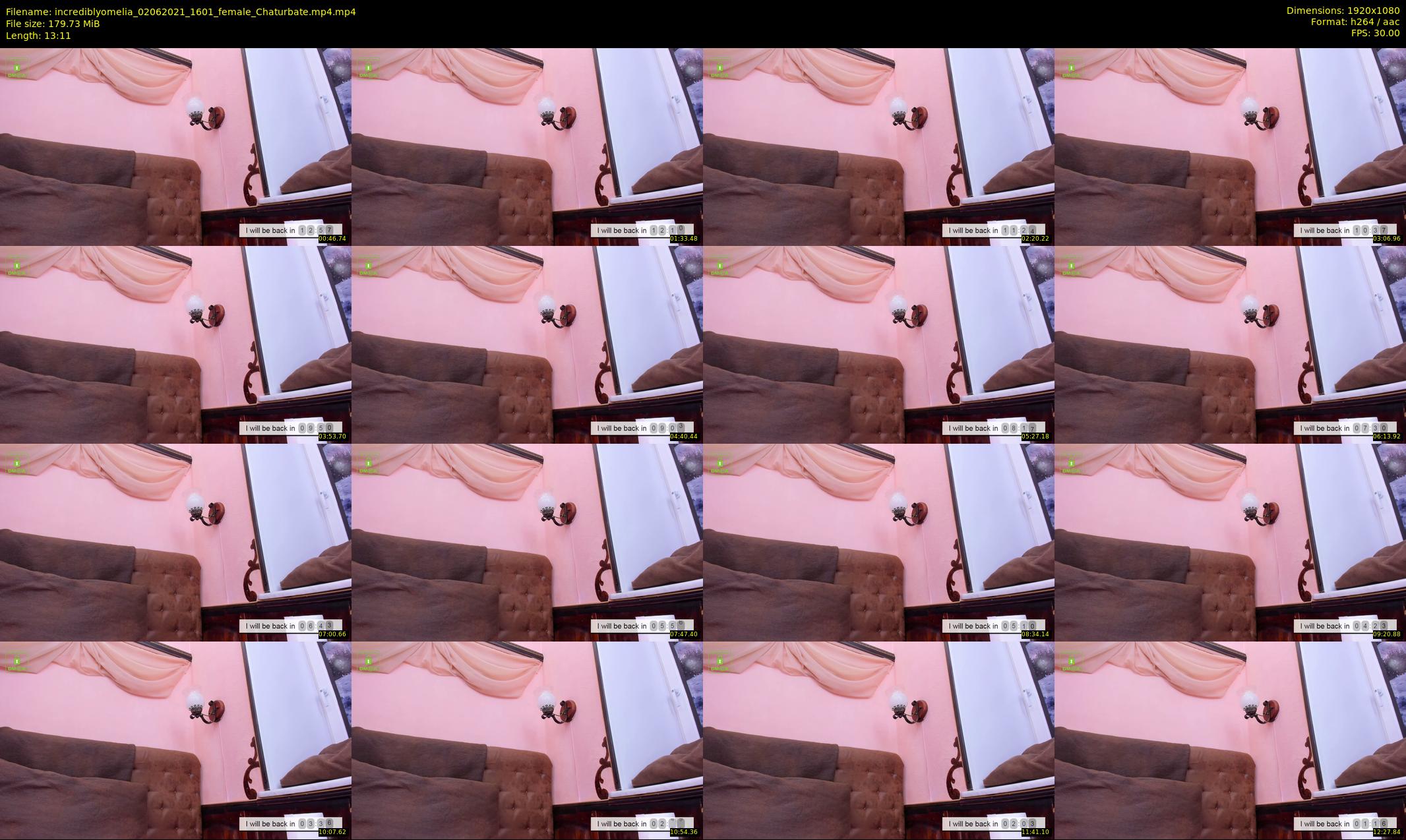 incrediblyomelia — 14 minute Chaturbate female cam show recording, 1080p, Jun 2, 2021