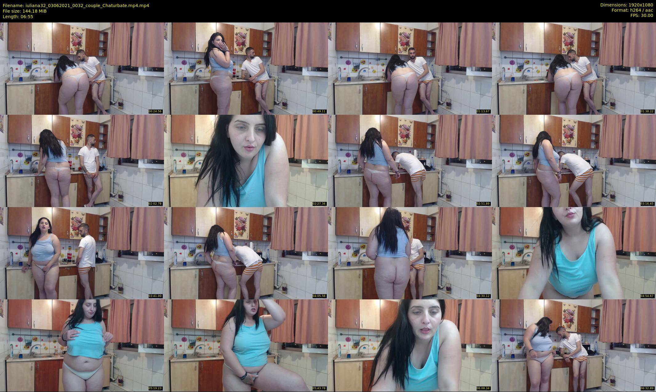 iuliana32 — 7 minute Chaturbate couple cam show recording, 1080p, Jun 3, 2021