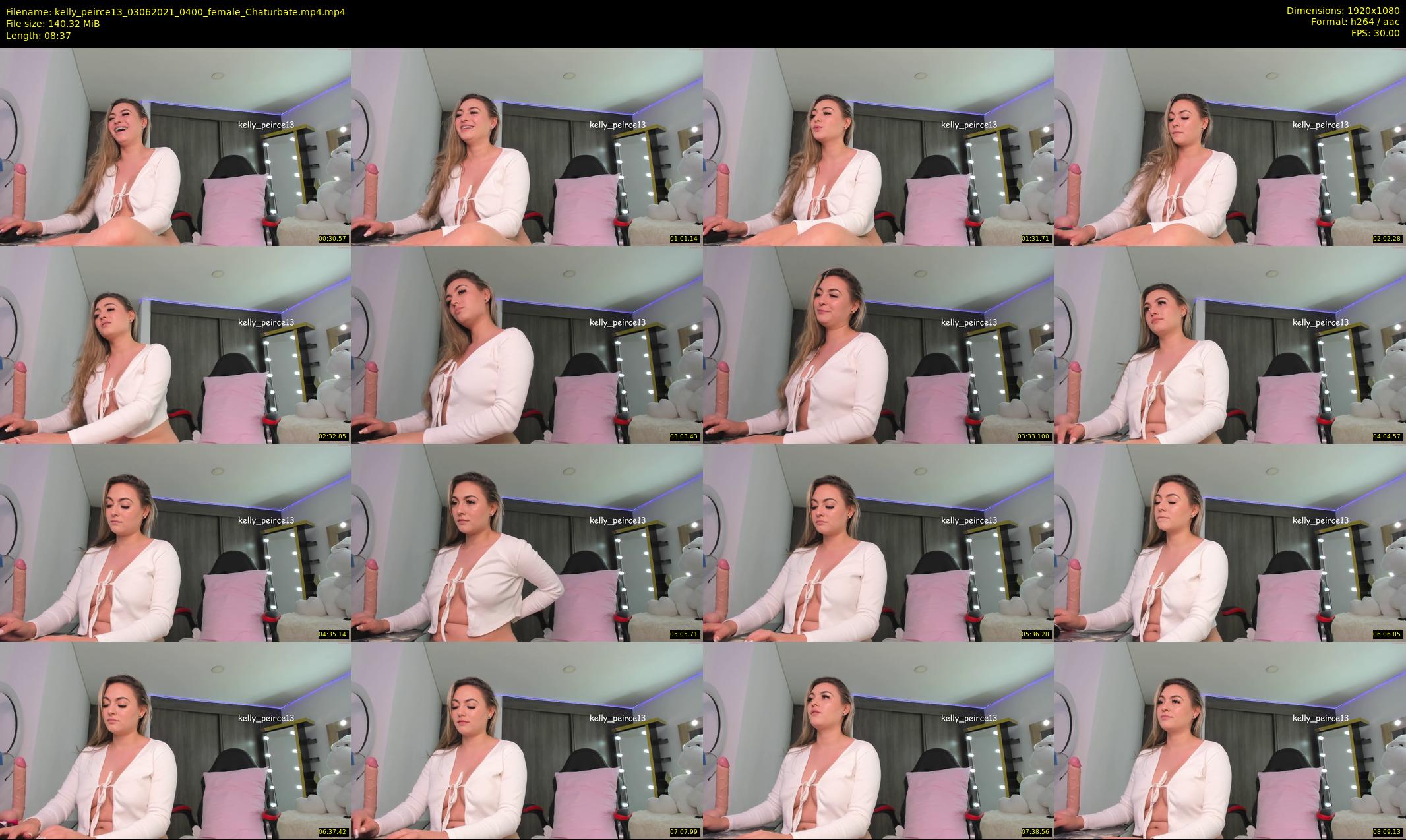 kelly_peirce13 — 9 minute Chaturbate female cam show recording, 1080p, Jun 3, 2021