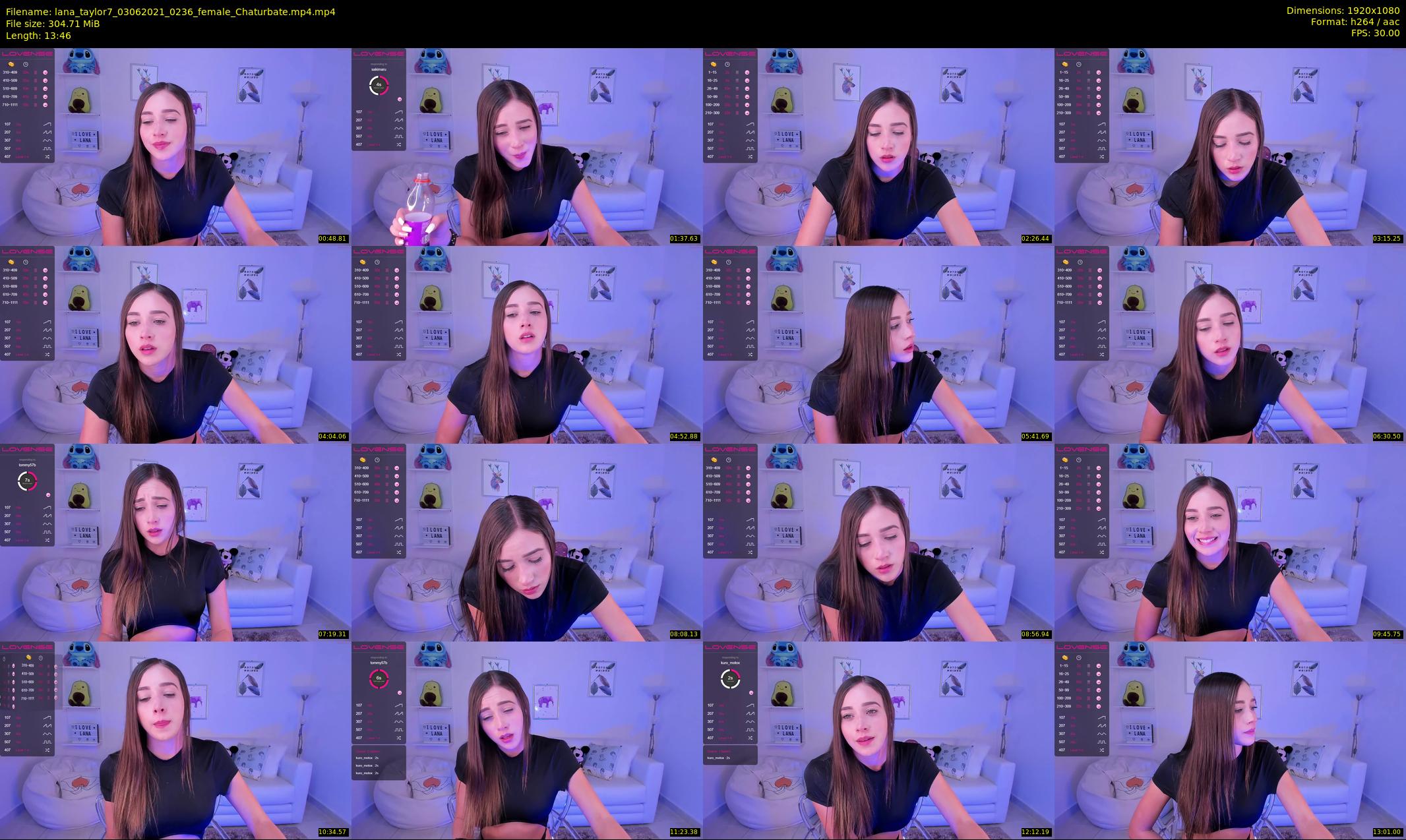 lana_taylor7 — 14 minute Chaturbate female cam show recording, 1080p, Jun 3, 2021