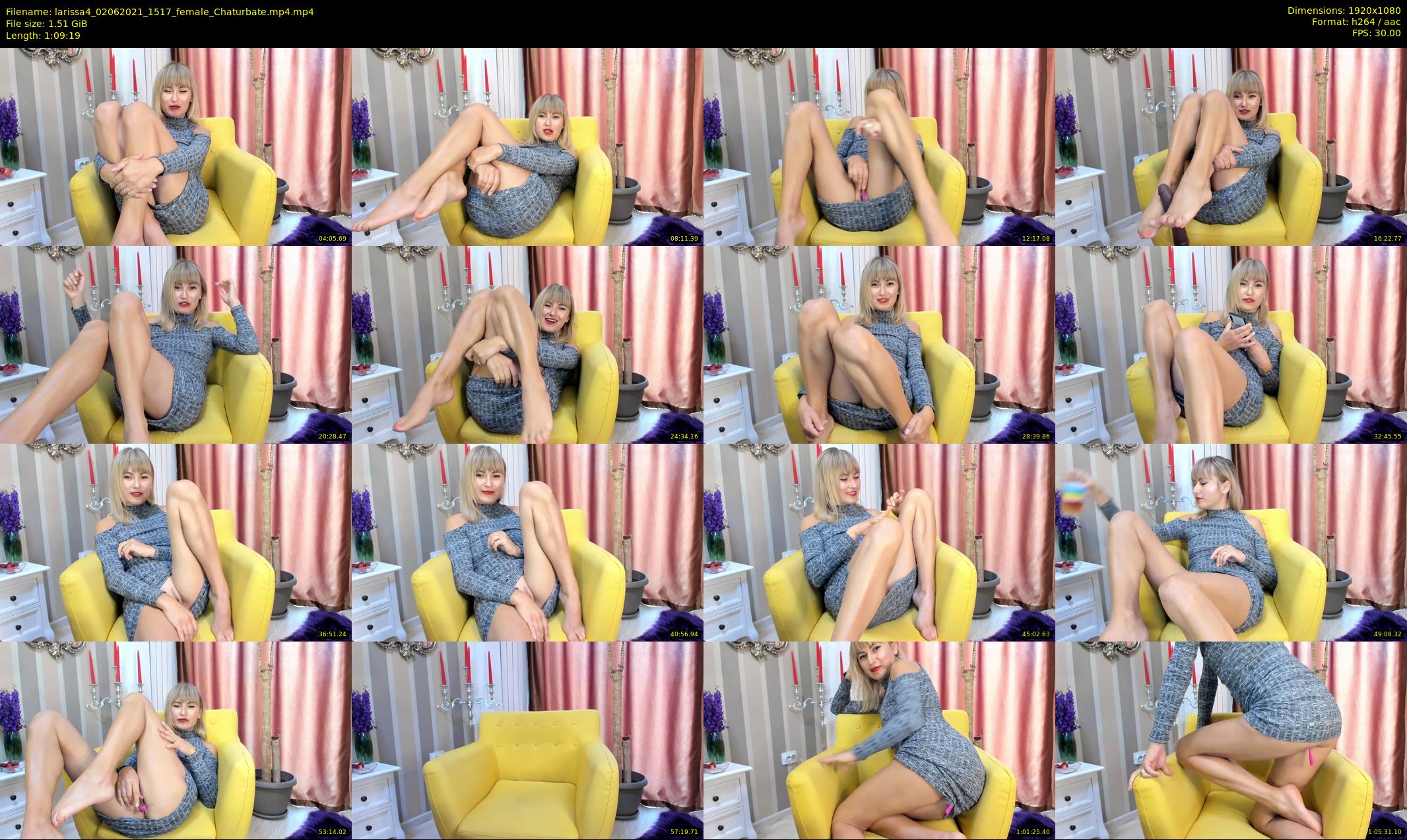 larissa4 — 70 minute Chaturbate female cam show recording, 1080p, Jun 2, 2021