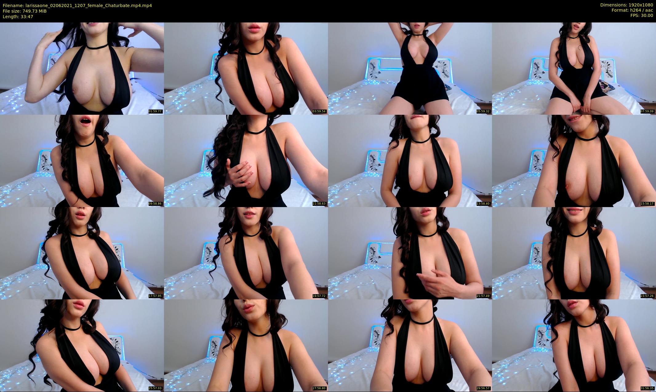 larissaone — 34 minute Chaturbate female cam show recording, 1080p, Jun 2, 2021