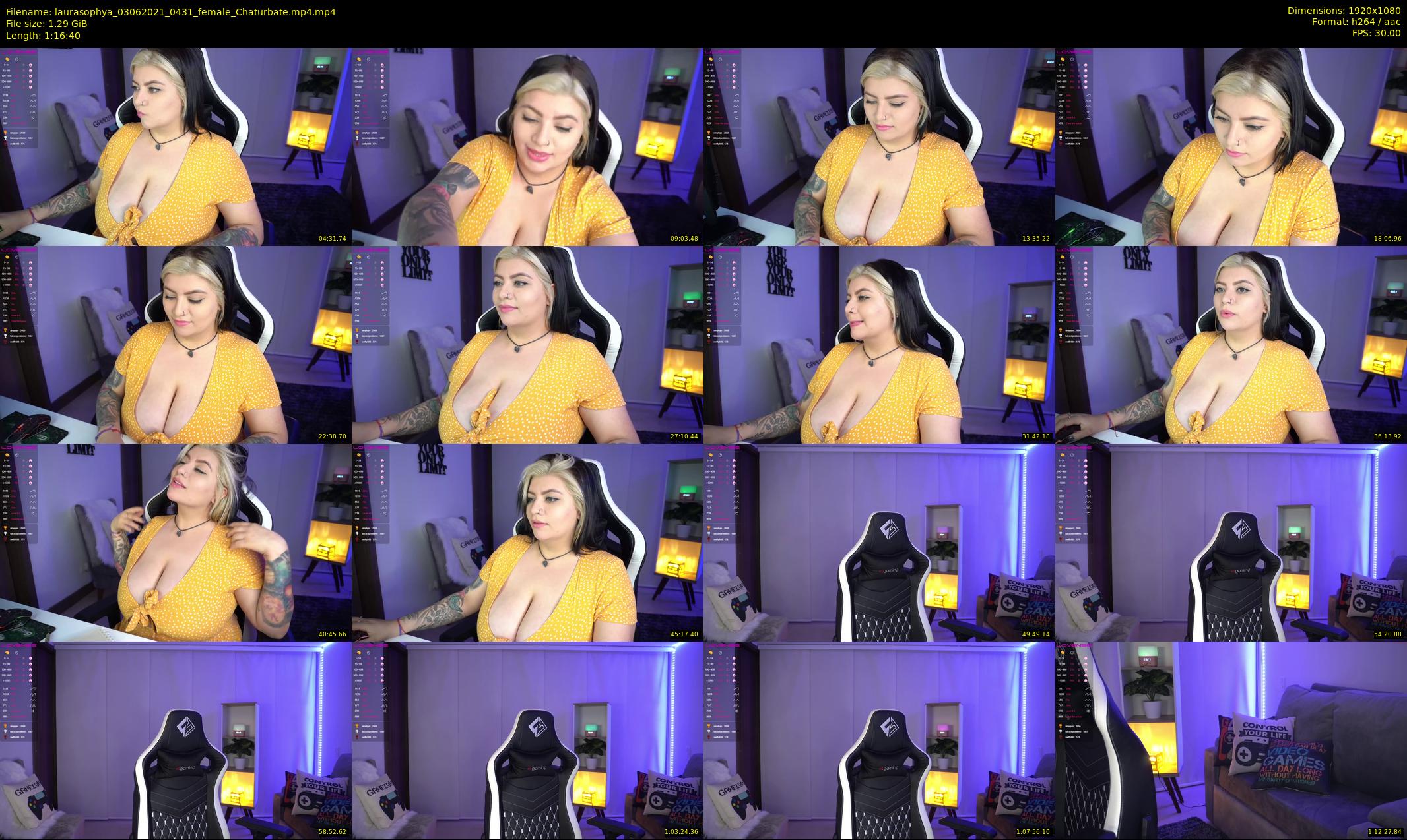 laurasophya — 77 minute Chaturbate female cam show recording, 1080p, Jun 3, 2021