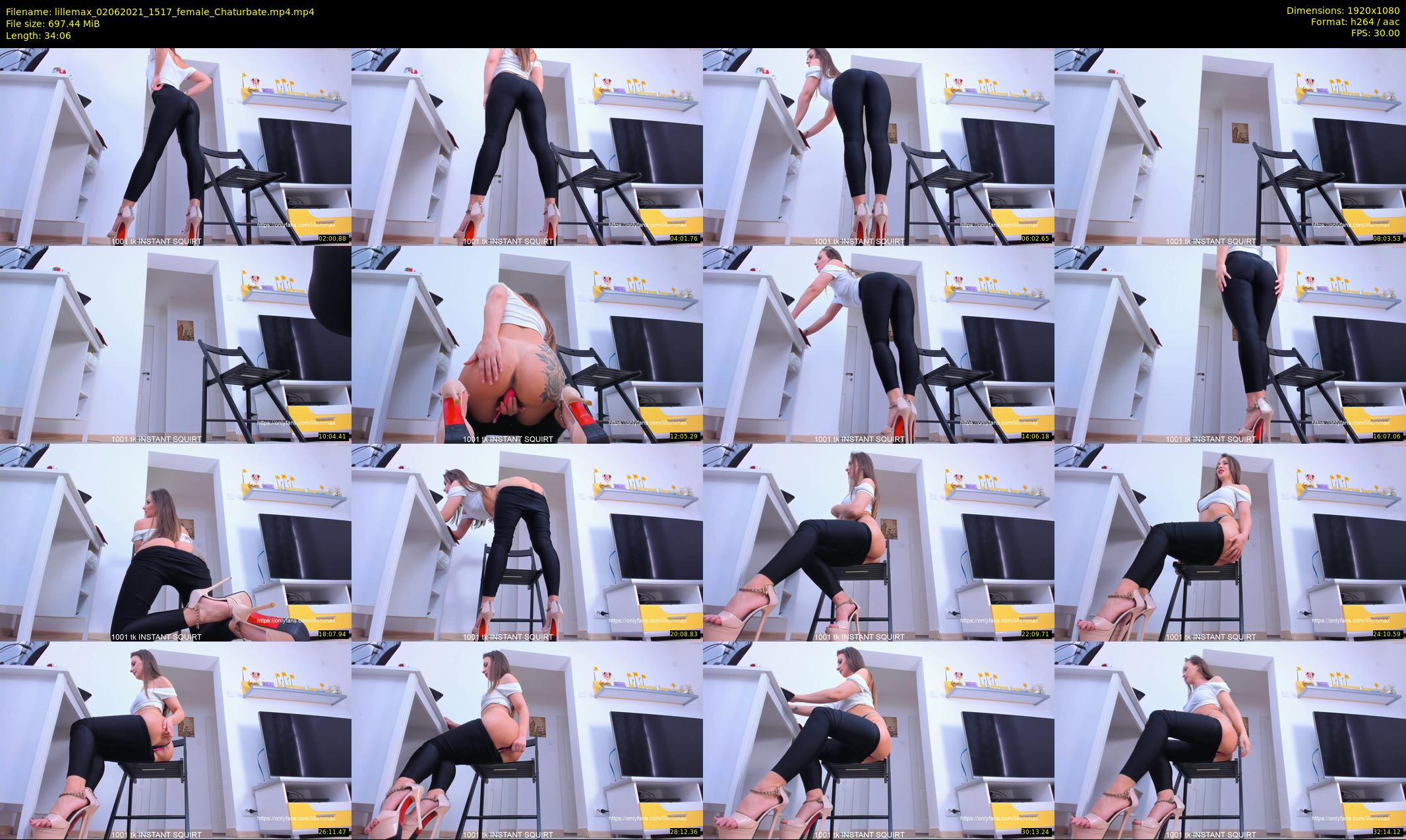 lillemax — 35 minute Chaturbate female cam show recording, 1080p, Jun 2, 2021