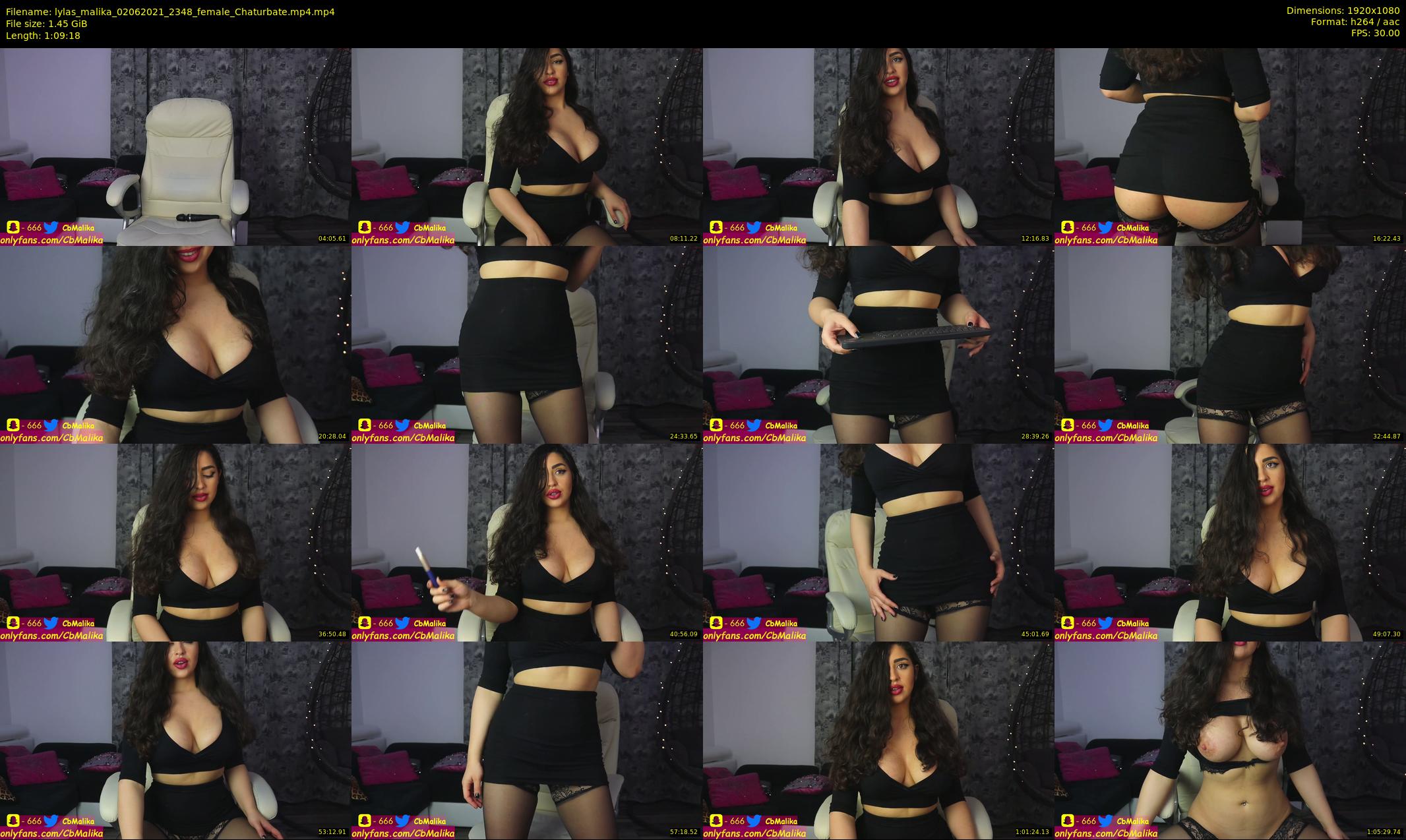 lylas_malika — 70 minute Chaturbate female cam show recording, 1080p, Jun 2, 2021