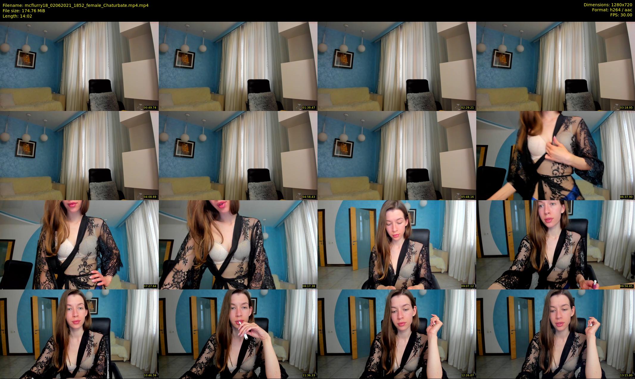 mcflurry18 — 15 minute Chaturbate female cam show recording, 720p, Jun 2, 2021