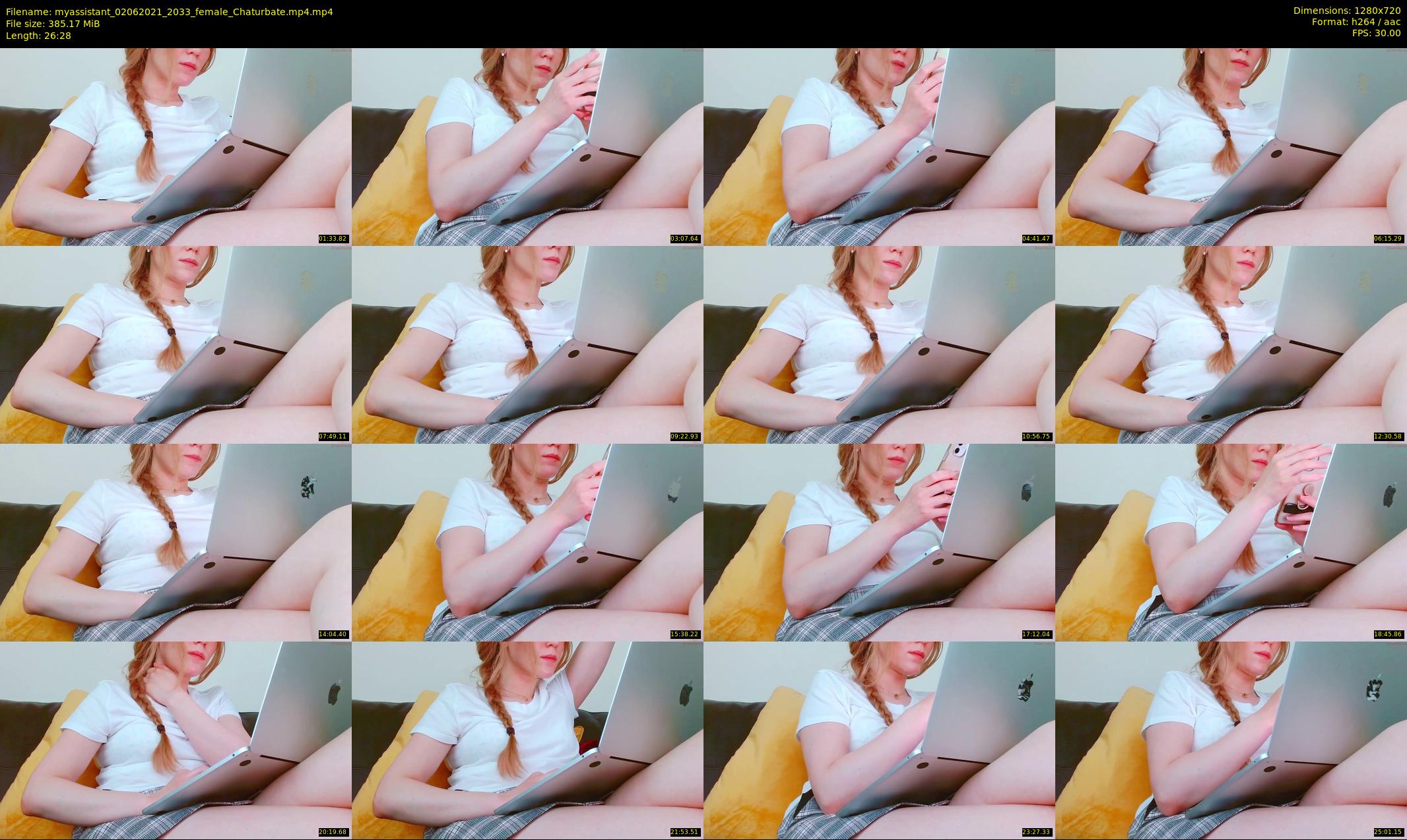 myassistant — 27 minute Chaturbate female cam show recording, 720p, Jun 2, 2021