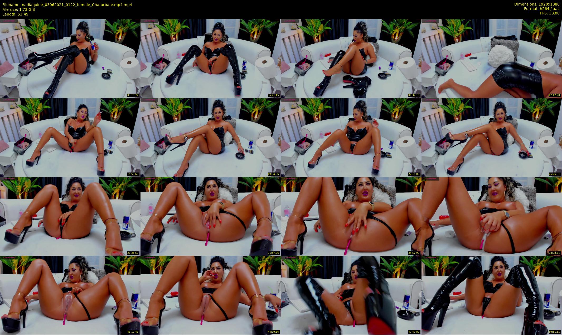 nadiaquine — 54 minute Chaturbate female cam show recording, 1080p, Jun 3, 2021