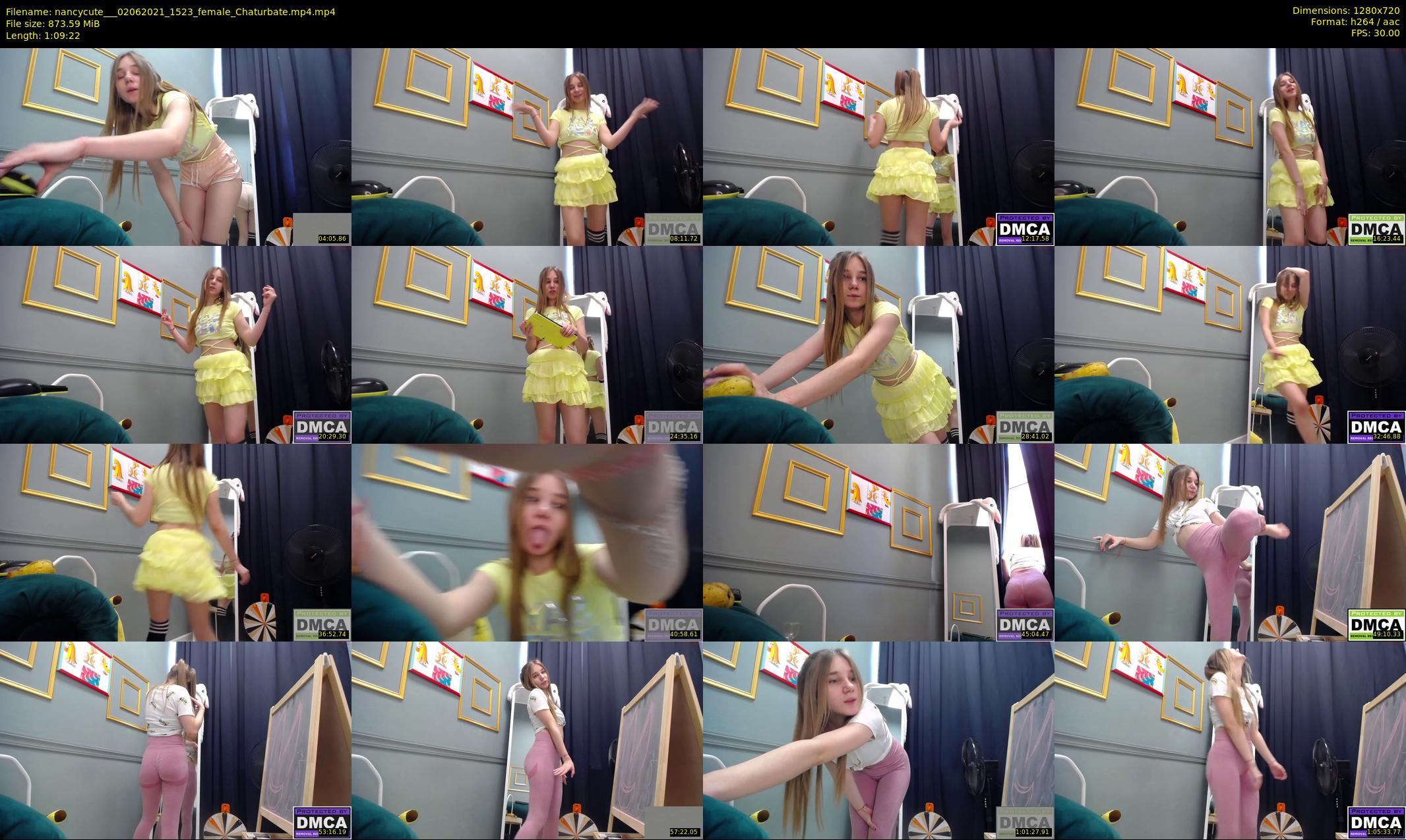 nancycute__ — 70 minute Chaturbate female cam show recording, 720p, Jun 2, 2021