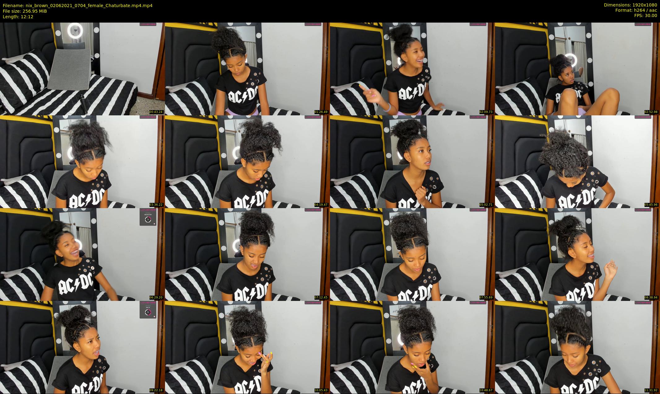 nix_brown — 13 minute Chaturbate female cam show recording, 1080p, Jun 2, 2021