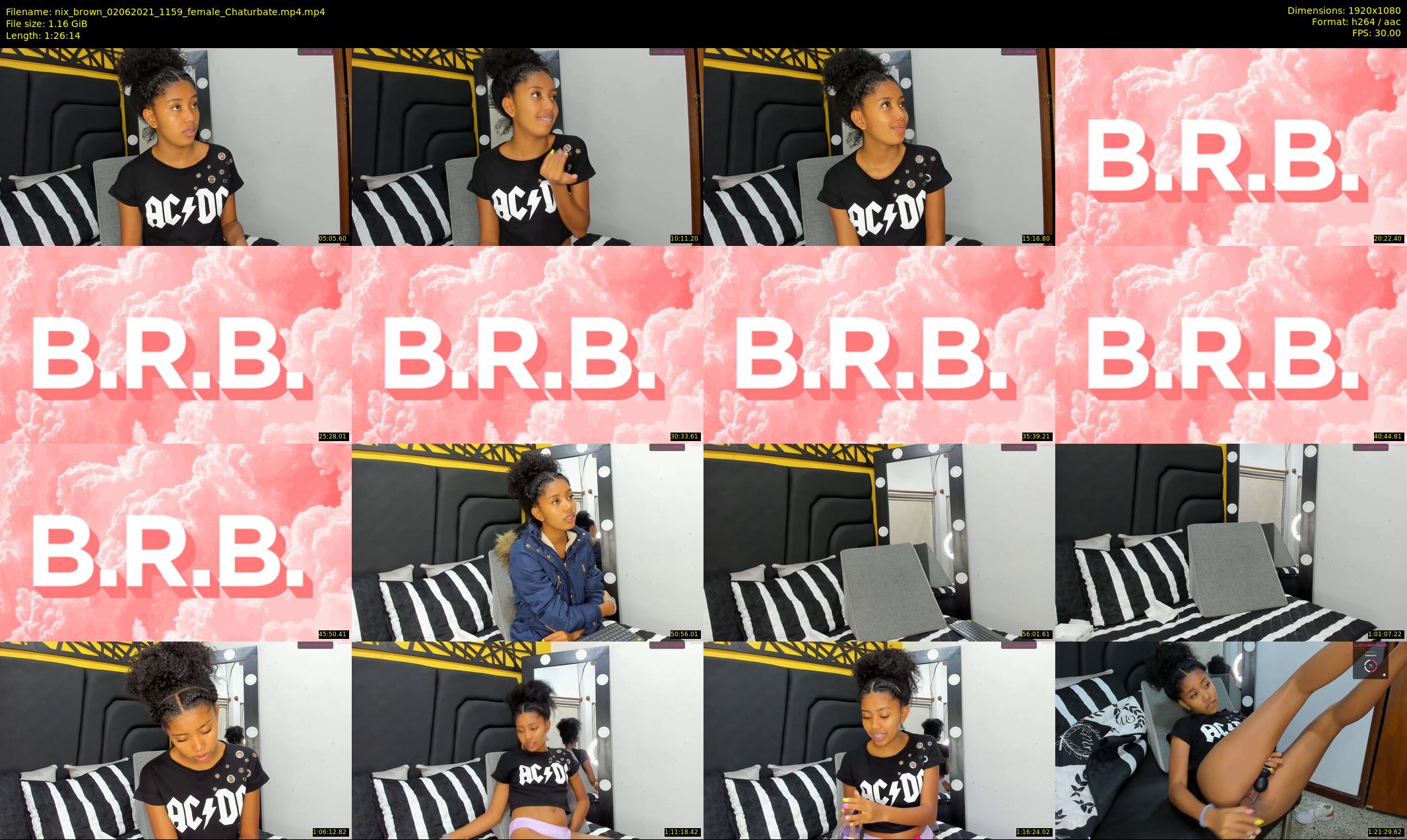 nix_brown — 87 minute Chaturbate female cam show recording, 1080p, Jun 2, 2021