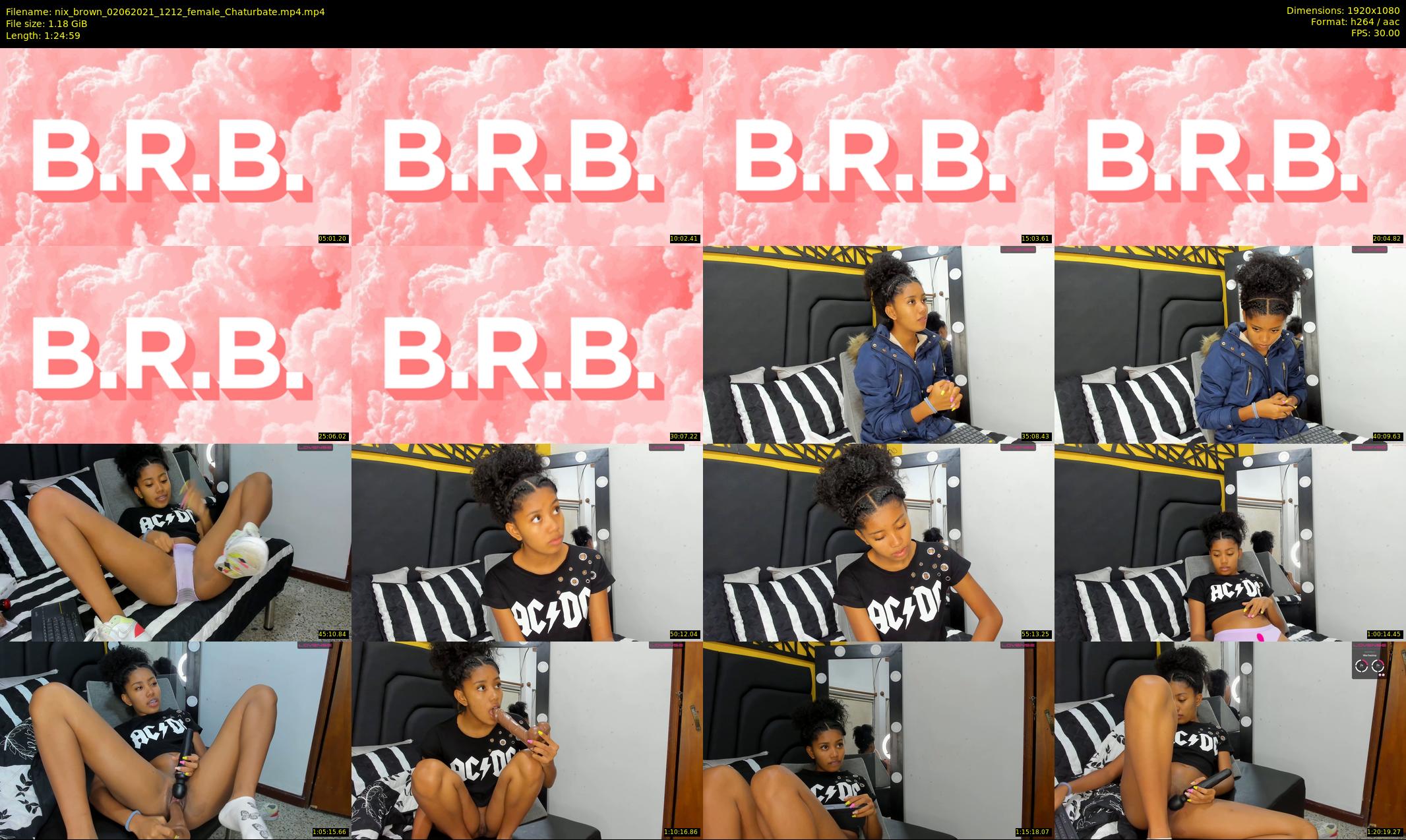 nix_brown — 85 minute Chaturbate female cam show recording, 1080p, Jun 2, 2021
