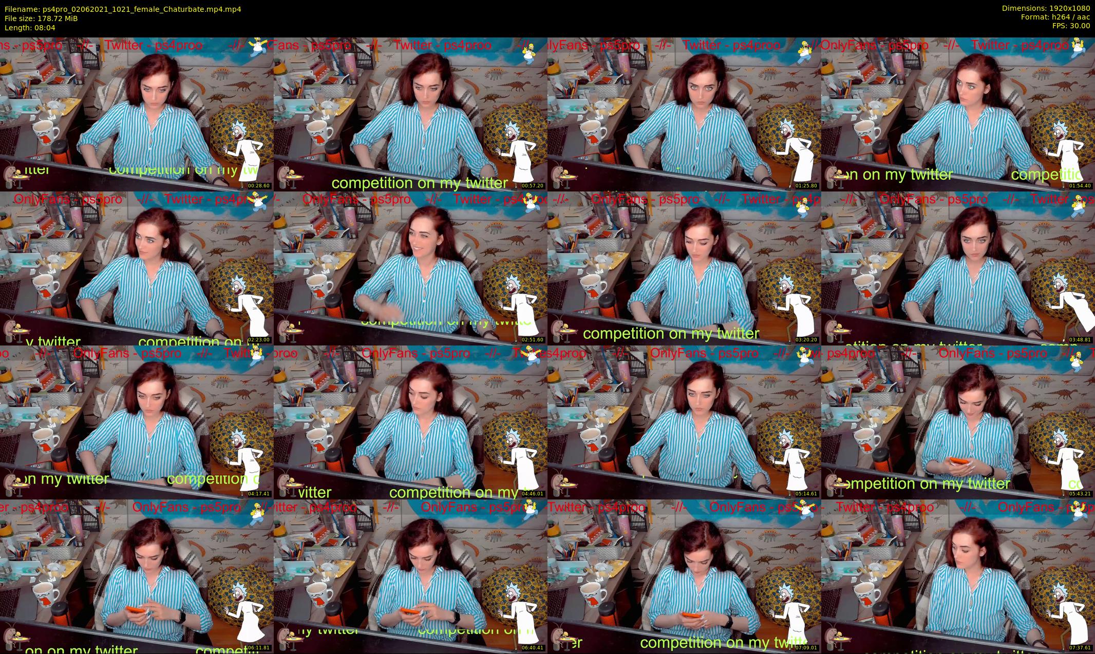 ps4pro — 9 minute Chaturbate female cam show recording, 1080p, Jun 2, 2021