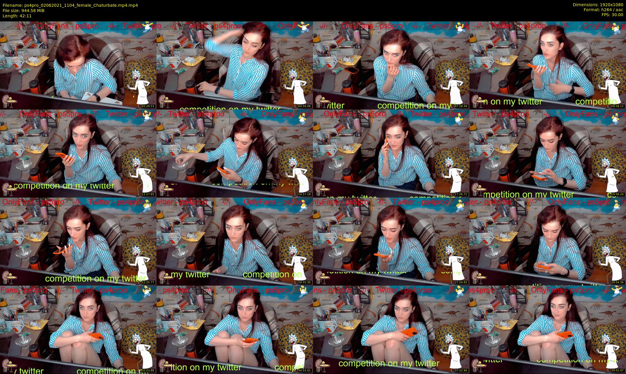 ps4pro — 43 minute Chaturbate female cam show recording, 1080p, Jun 2, 2021