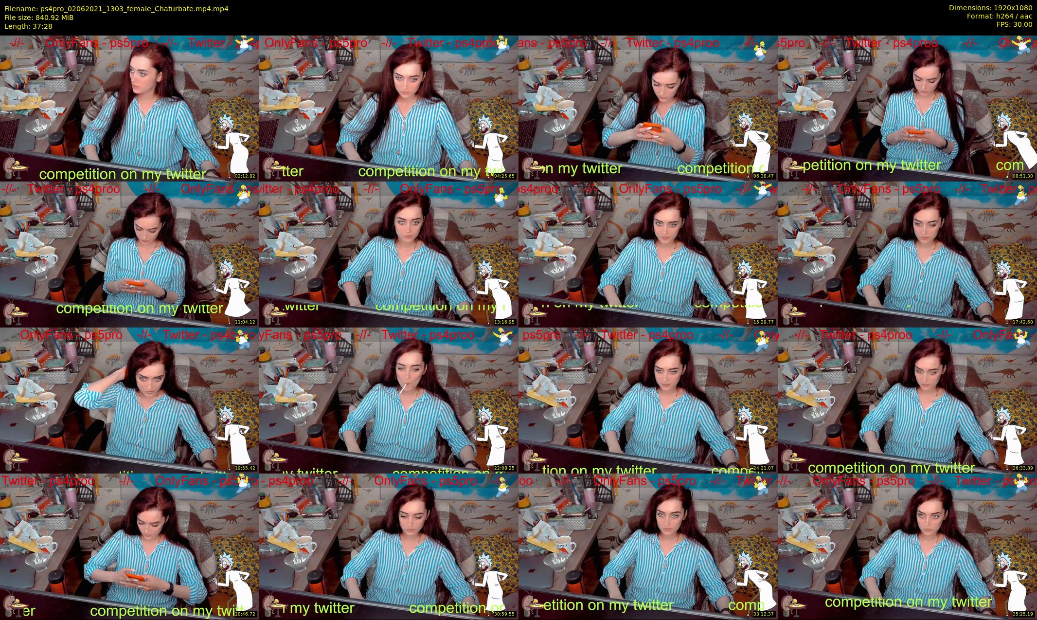 ps4pro — 38 minute Chaturbate female cam show recording, 1080p, Jun 2, 2021