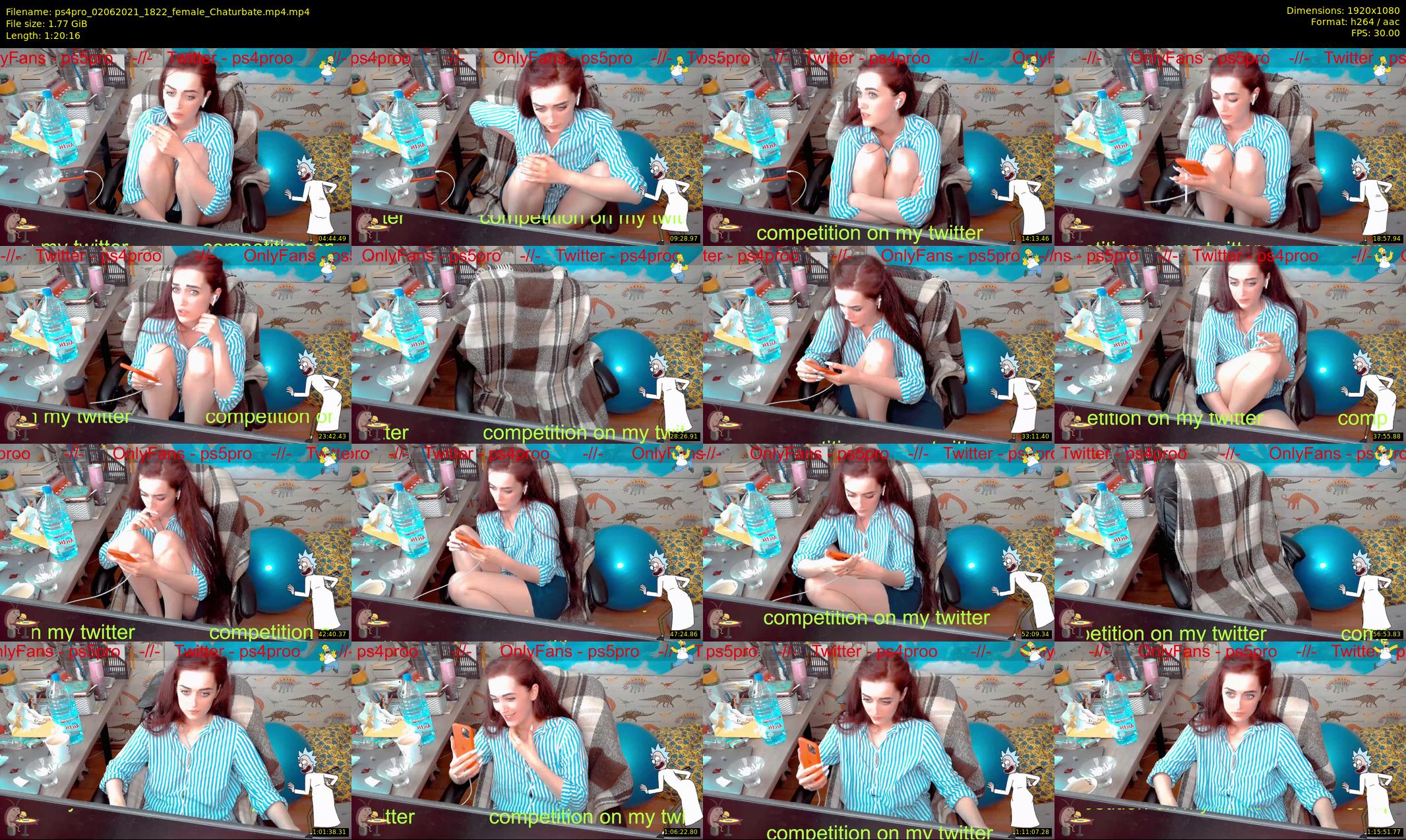ps4pro — 81 minute Chaturbate female cam show recording, 1080p, Jun 2, 2021