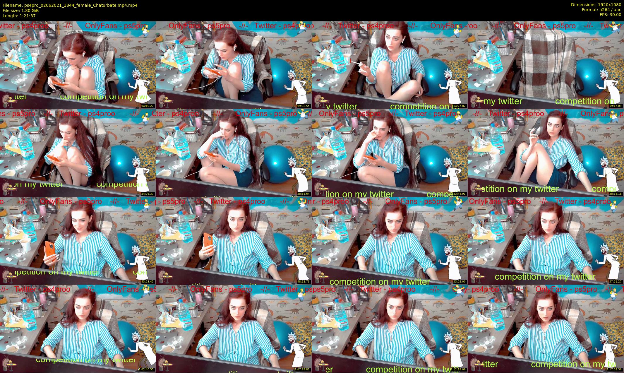 ps4pro — 82 minute Chaturbate female cam show recording, 1080p, Jun 2, 2021