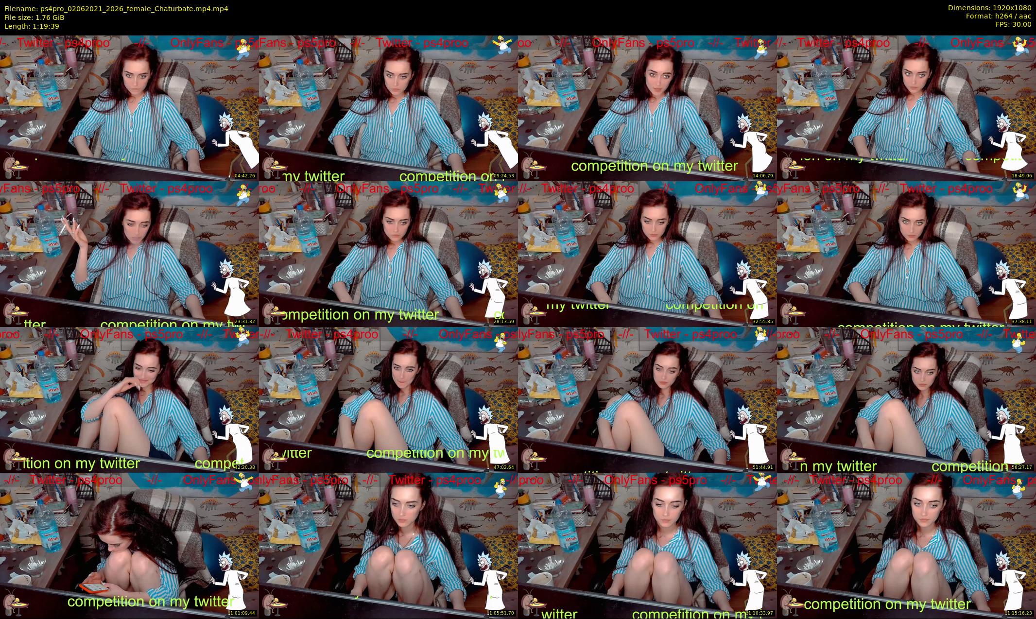 ps4pro — 80 minute Chaturbate female cam show recording, 1080p, Jun 2, 2021