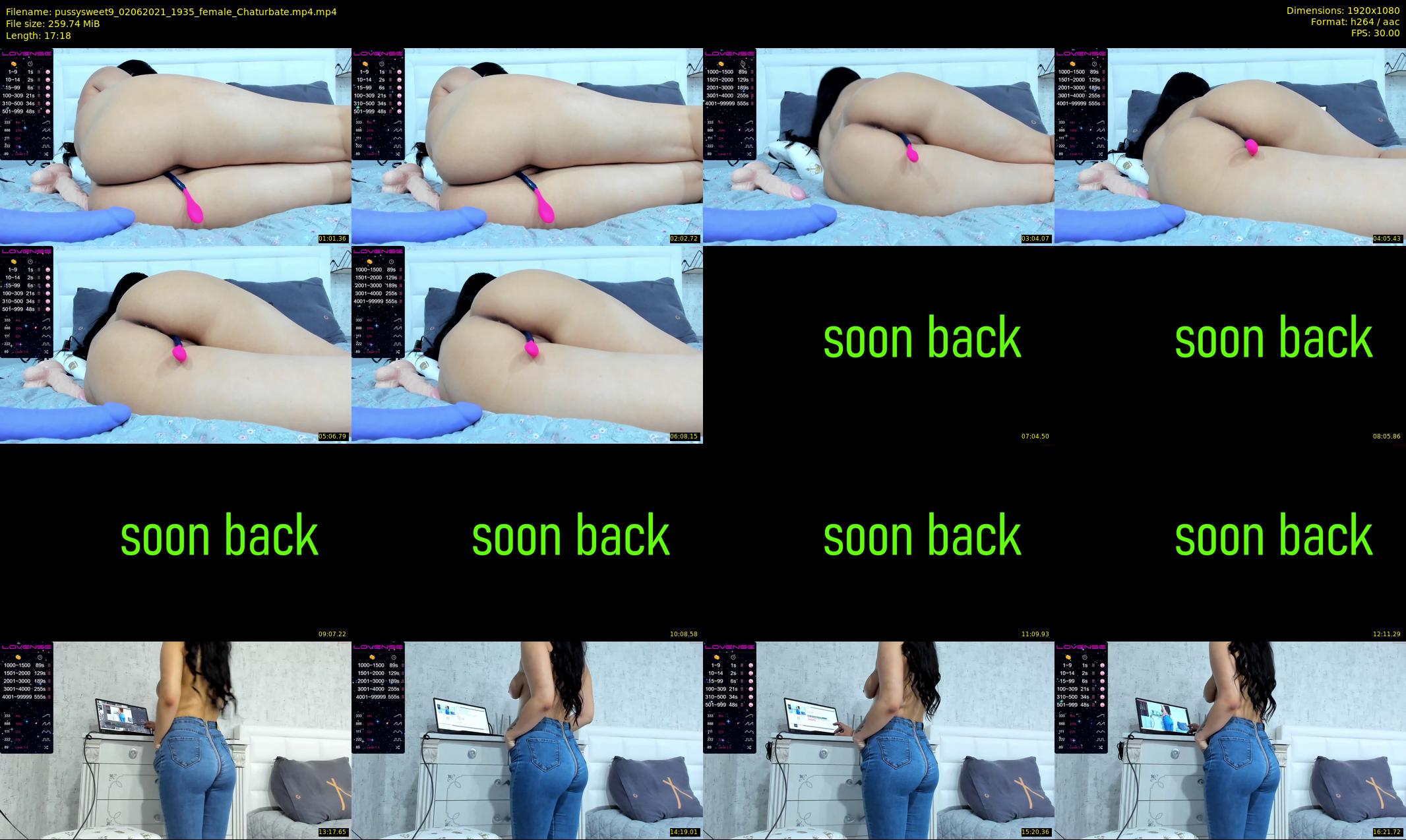pussysweet9 — 18 minute Chaturbate female cam show recording, 1080p, Jun 2, 2021