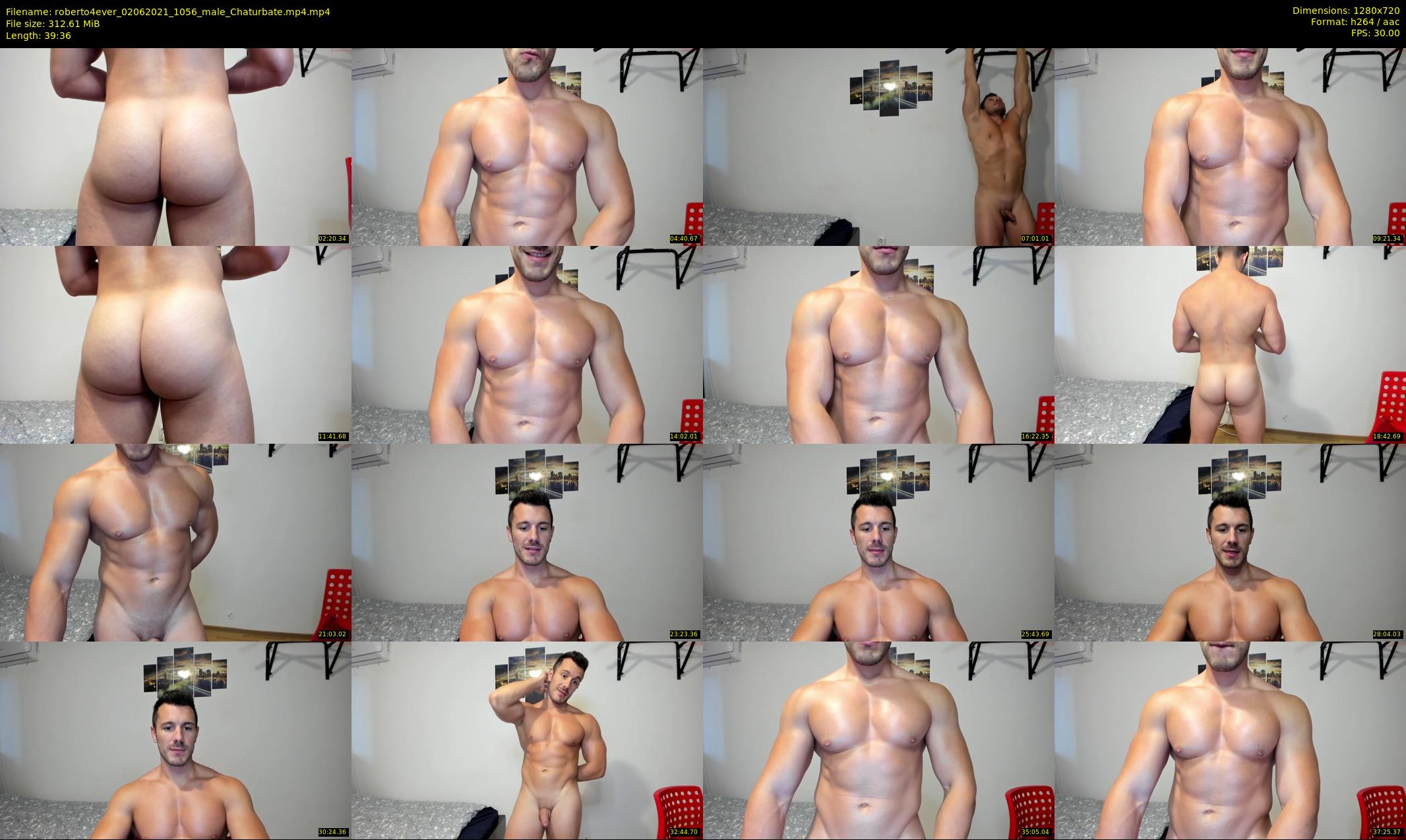 roberto4ever — 40 minute Chaturbate male cam show recording, 720p, Jun 2, 2021