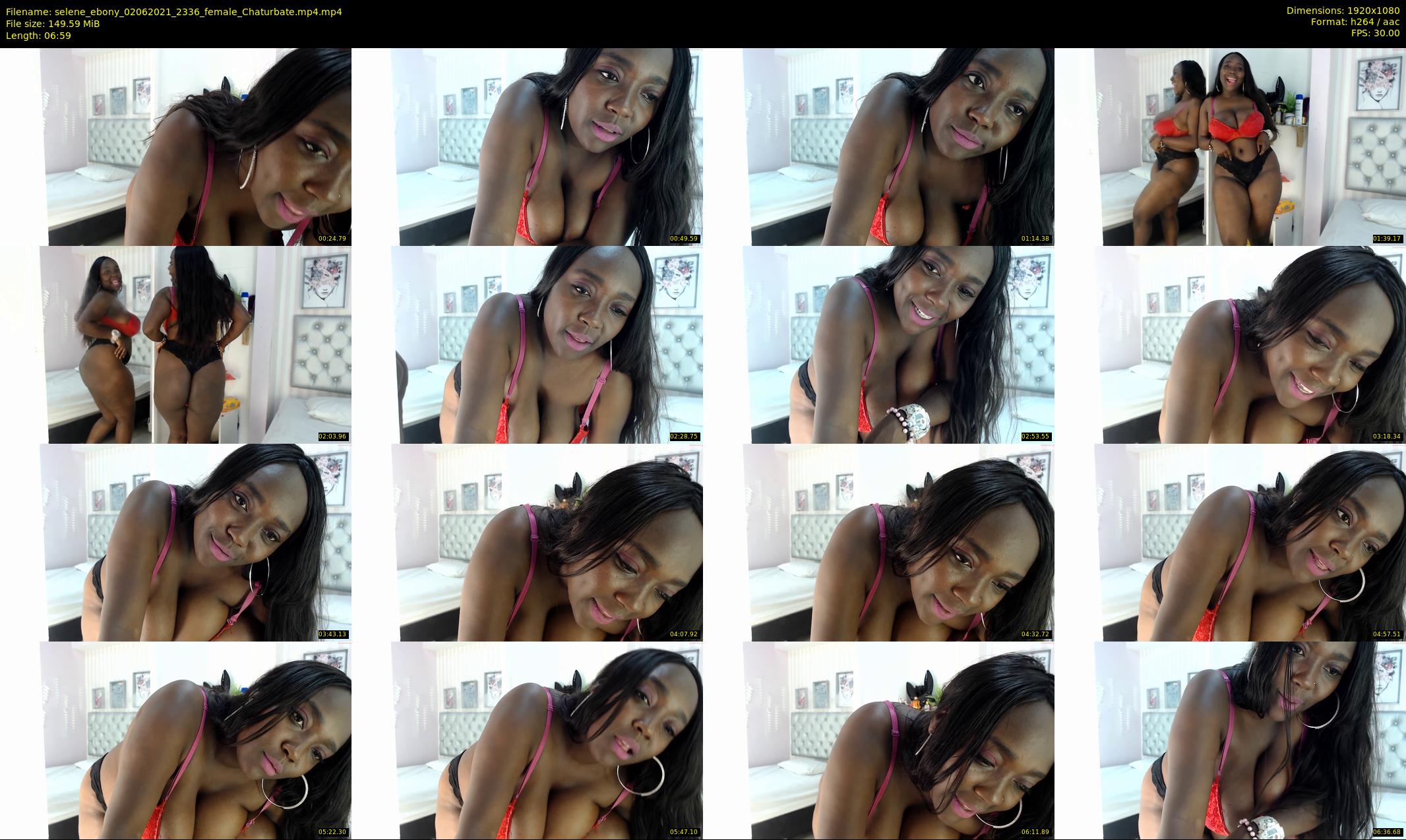 selene_ebony — 7 minute Chaturbate female cam show recording, 1080p, Jun 2, 2021