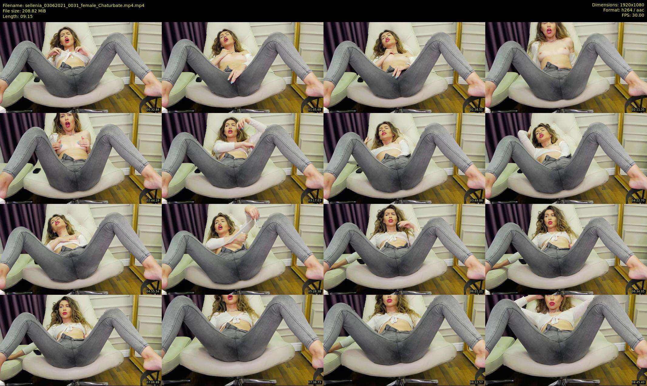 sellenia — 10 minute Chaturbate female cam show recording, 1080p, Jun 3, 2021