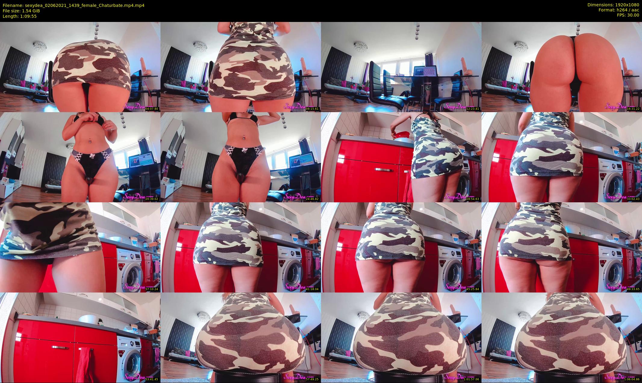 sexydea — 70 minute Chaturbate female cam show recording, 1080p, Jun 2, 2021
