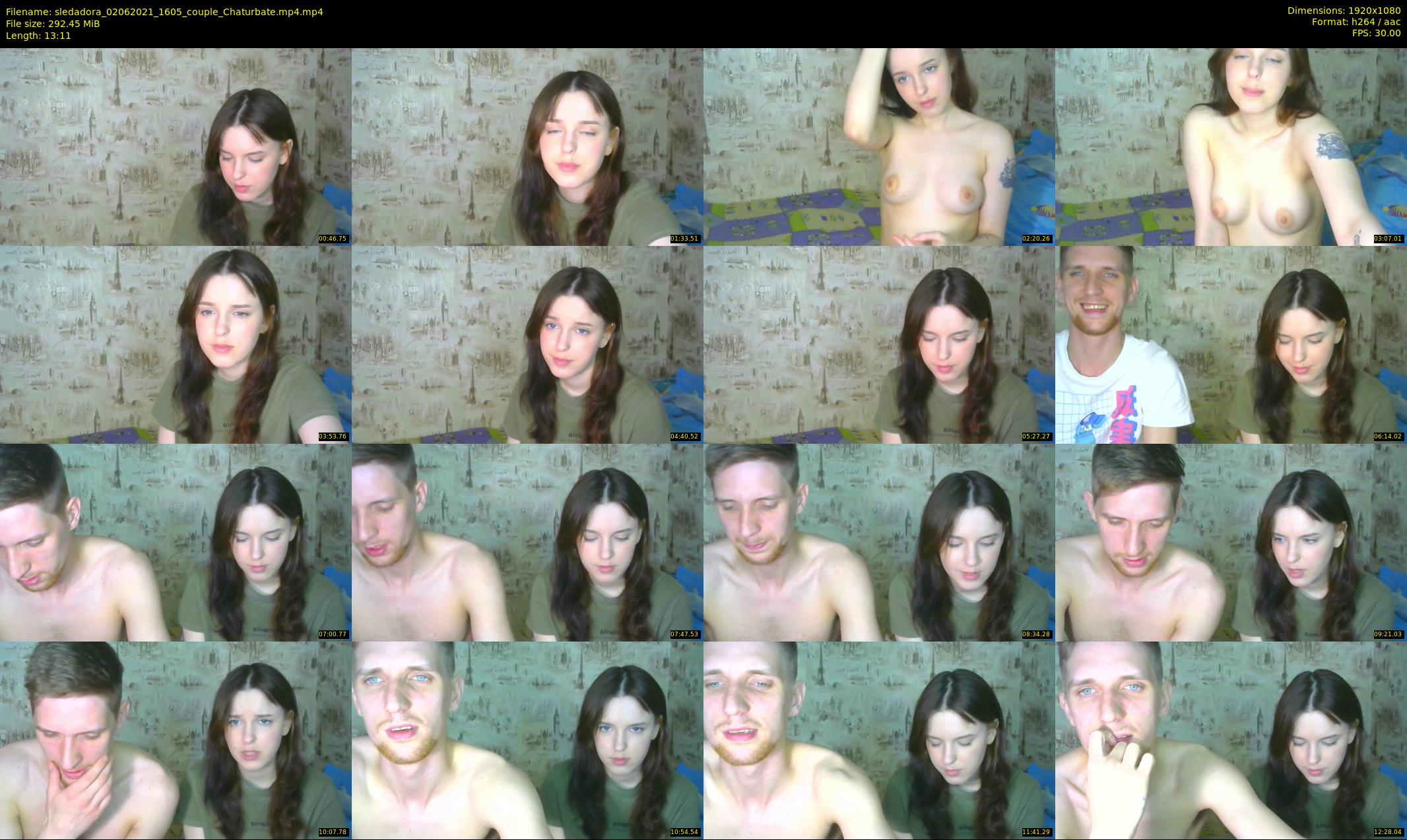 sledadora — 14 minute Chaturbate couple cam show recording, 1080p, Jun 2, 2021