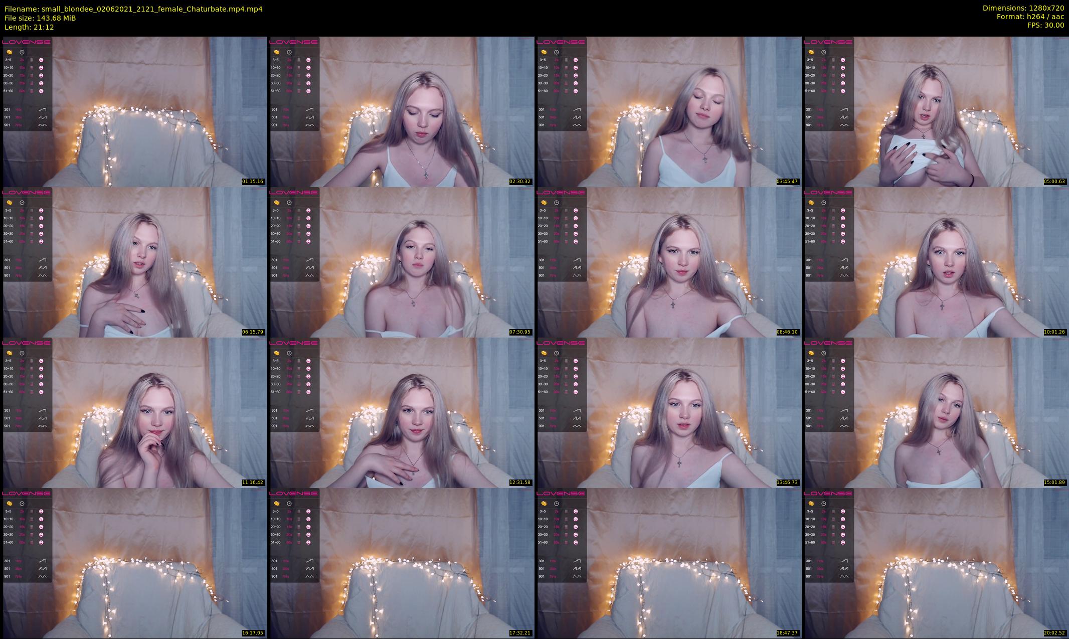 small_blondee — 22 minute Chaturbate female cam show recording, 720p, Jun 2, 2021