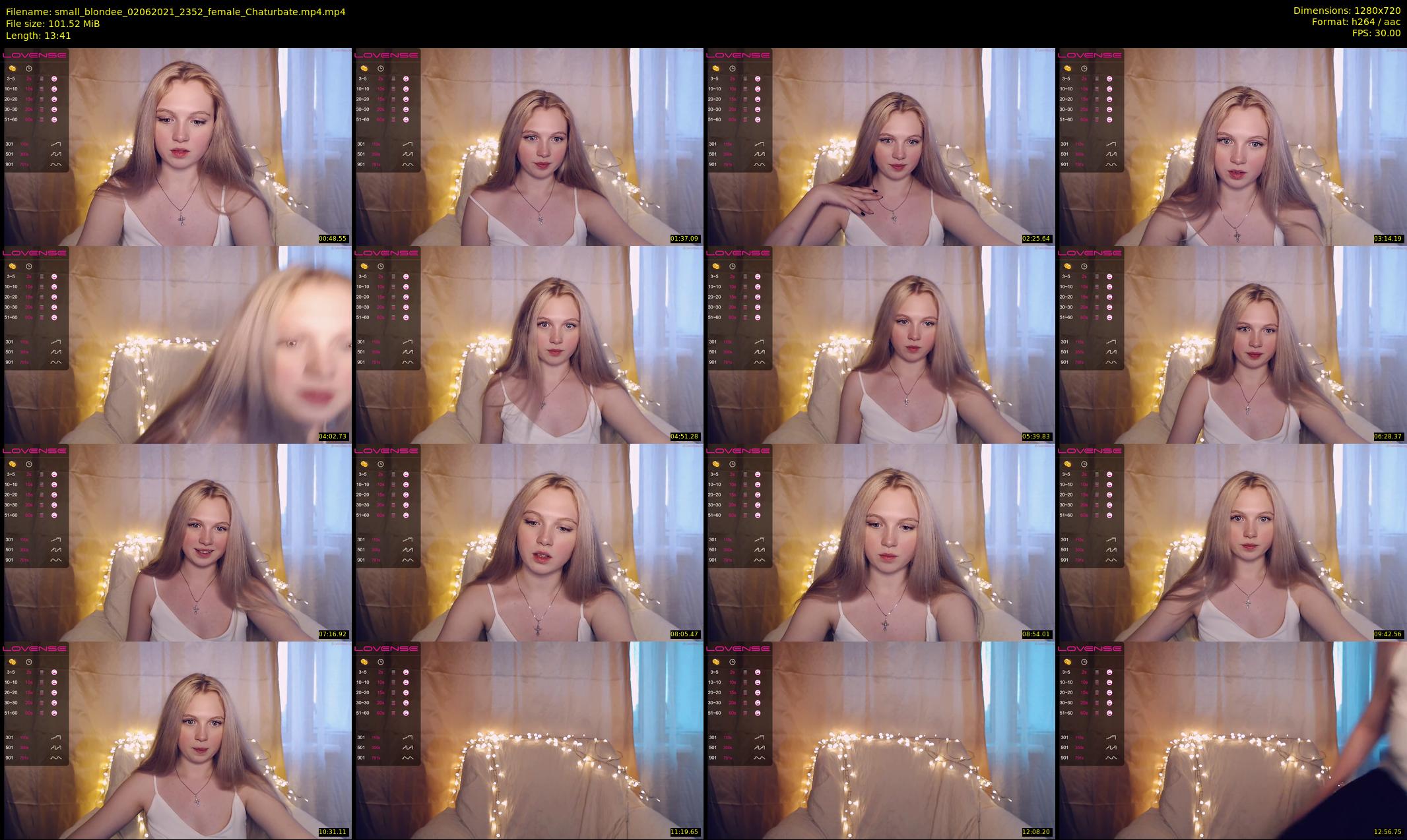 small_blondee — 14 minute Chaturbate female cam show recording, 720p, Jun 2, 2021