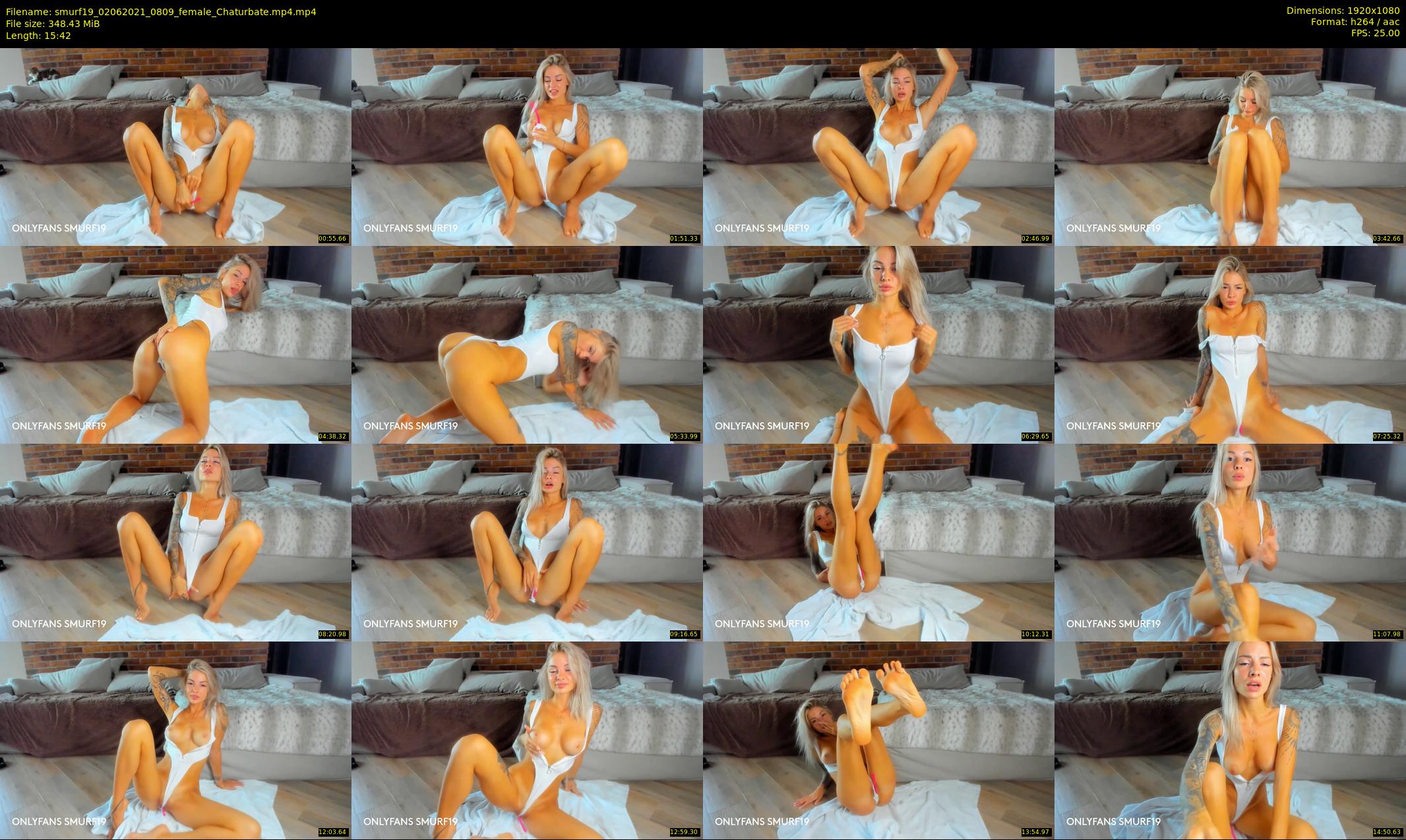 smurf19 — 16 minute Chaturbate female cam show recording, 1080p, Jun 2, 2021