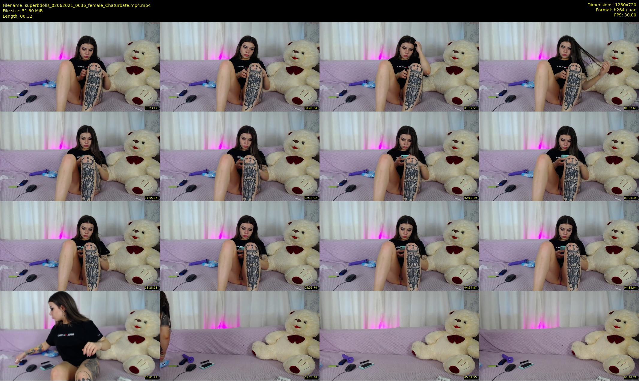 superbdolls — 7 minute Chaturbate couple cam show recording, 720p, Jun 2, 2021