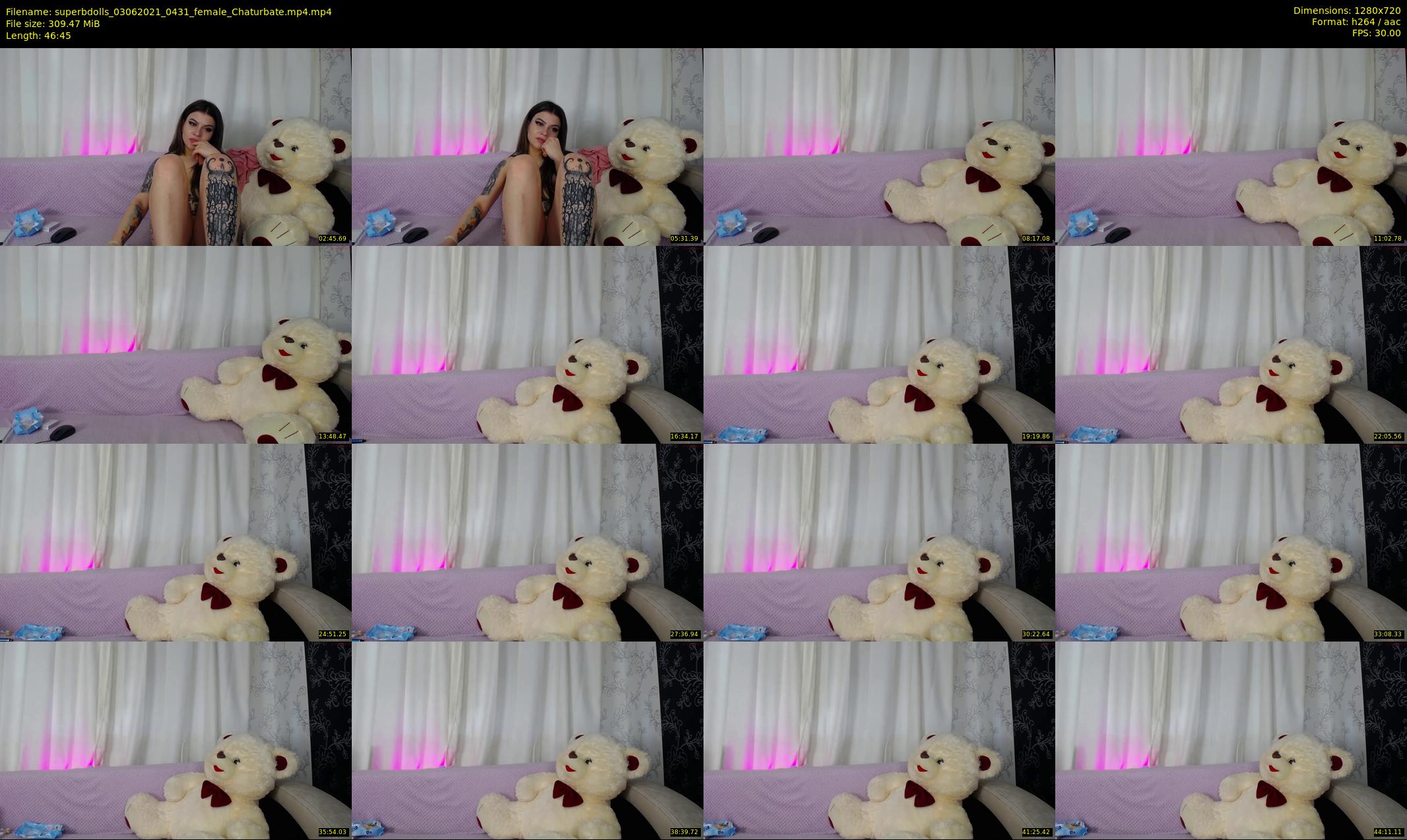 superbdolls — 47 minute Chaturbate couple cam show recording, 720p, Jun 3, 2021