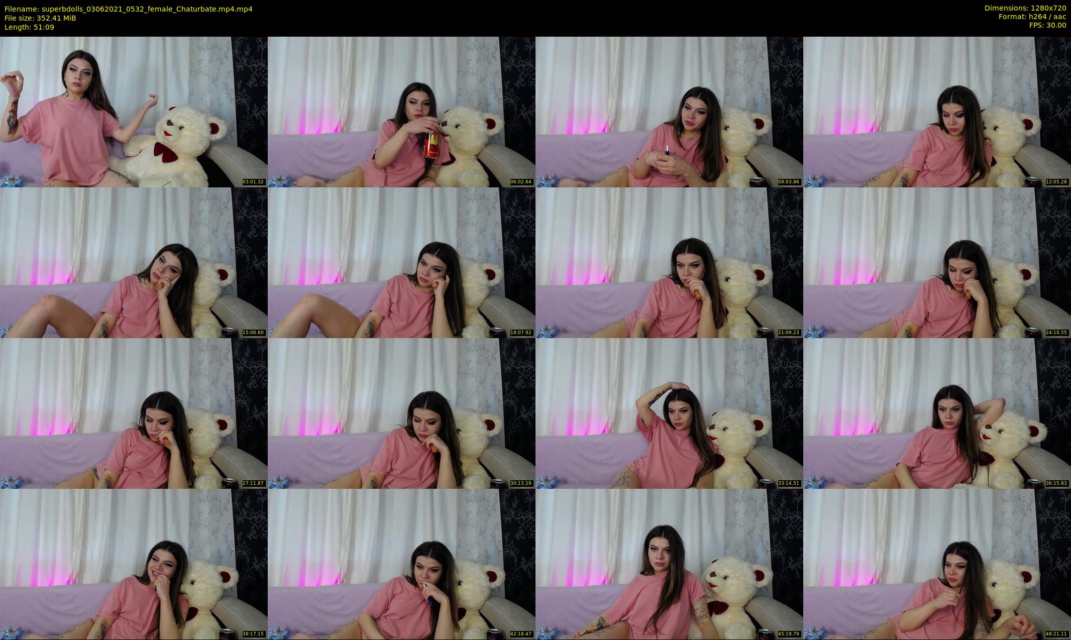 superbdolls — 52 minute Chaturbate couple cam show recording, 720p, Jun 3, 2021