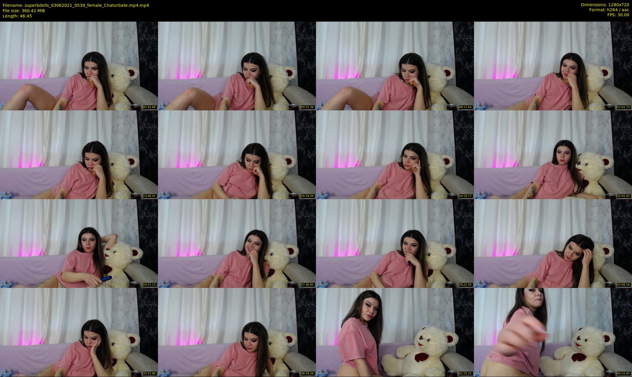 superbdolls — 47 minute Chaturbate couple cam show recording, 720p, Jun 3, 2021