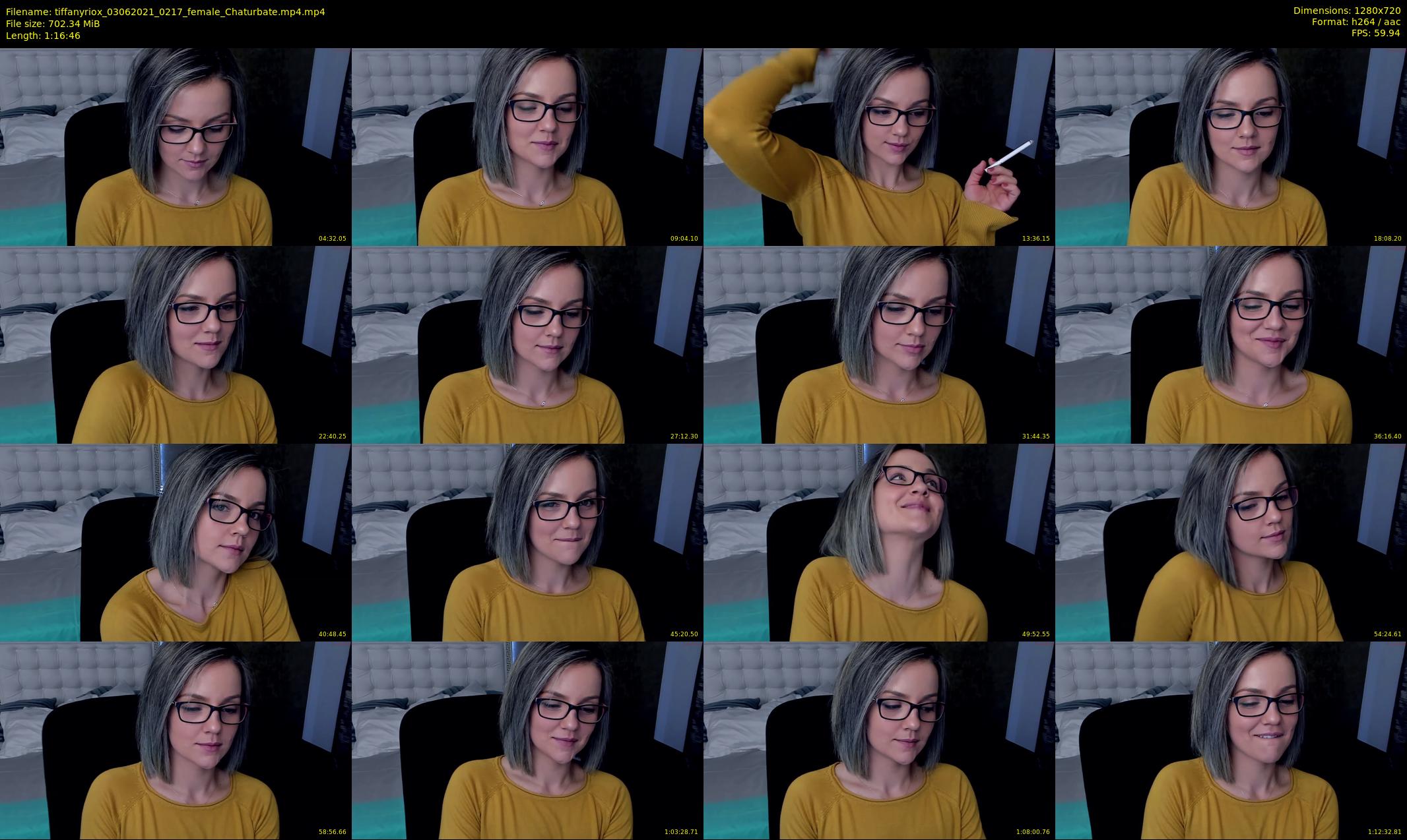 tiffanyriox — 77 minute Chaturbate female cam show recording, 720p, Jun 3, 2021