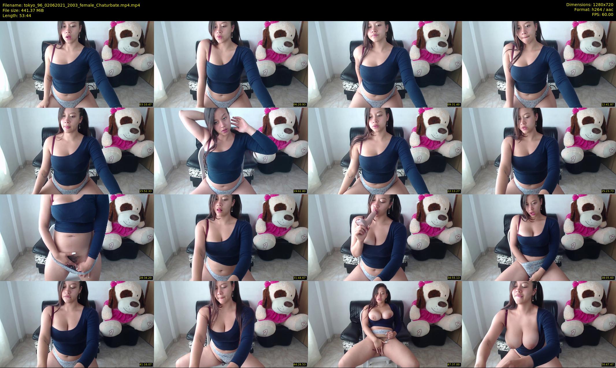 tokyo_96 — 54 minute Chaturbate female cam show recording, 720p, Jun 2, 2021