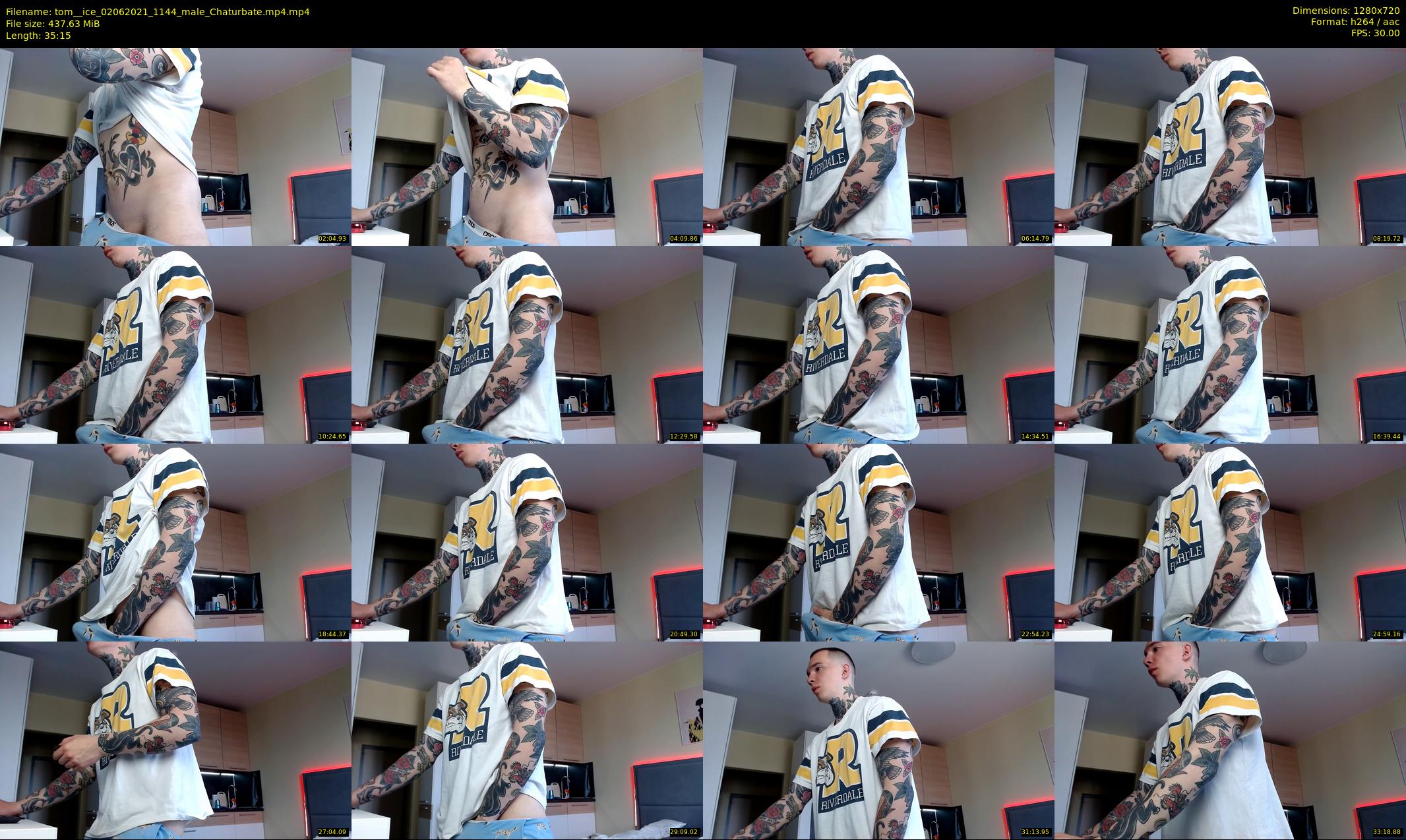 tom__ice — 36 minute Chaturbate male cam show recording, 720p, Jun 2, 2021